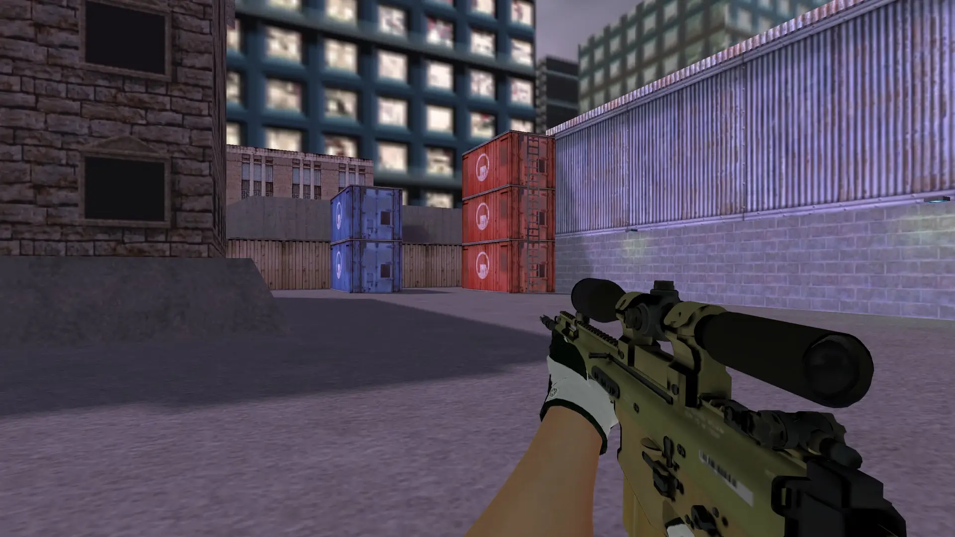 SG550 — Broken Fang Operation Skins — cs_assault (first person)