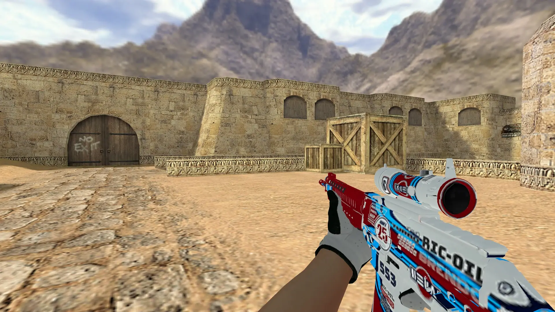 SG552 — Broken Fang Operation Skins — de_dust2 (first person)