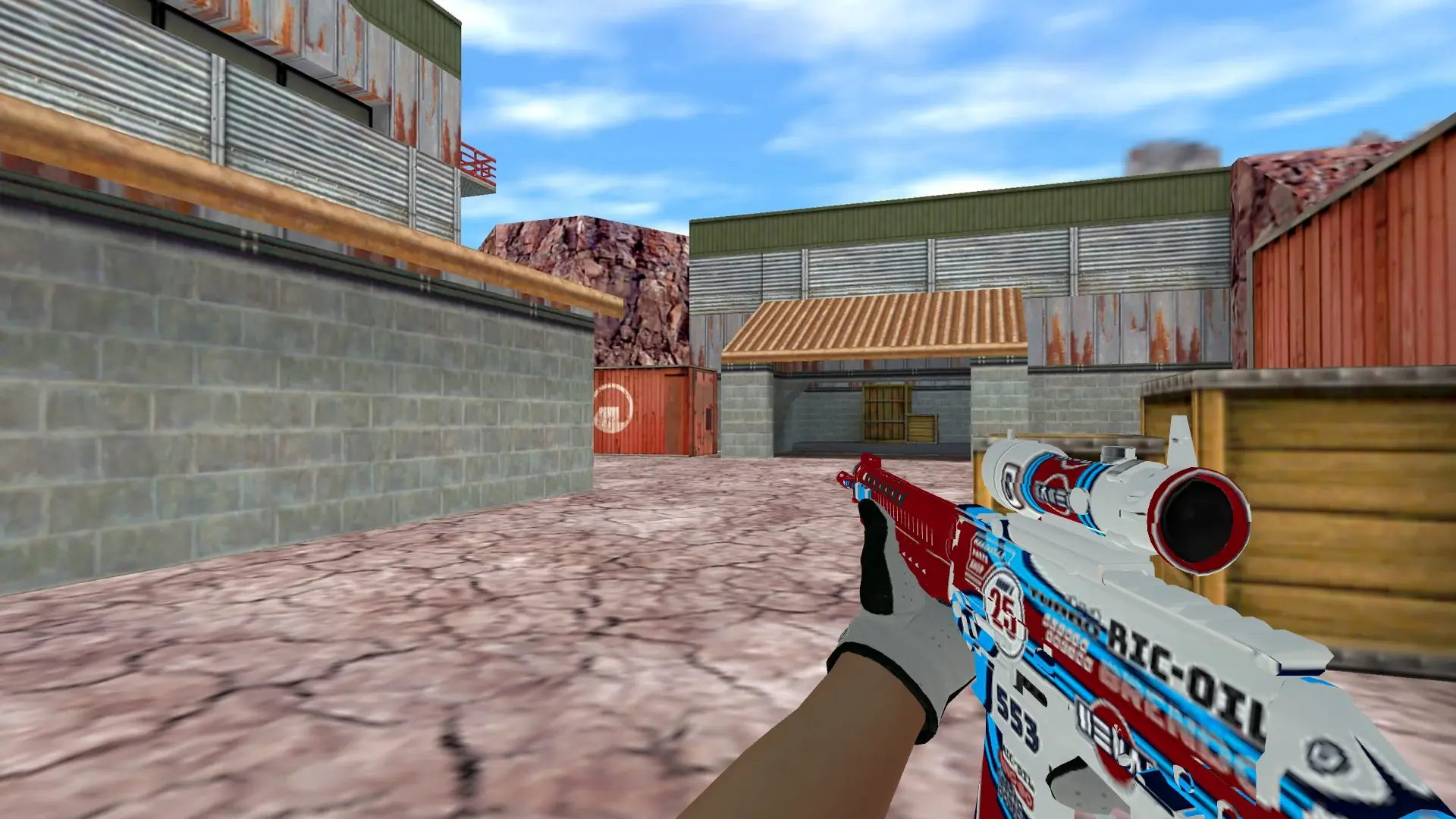 SG552 — Broken Fang Operation Skins — de_nuke (first person)