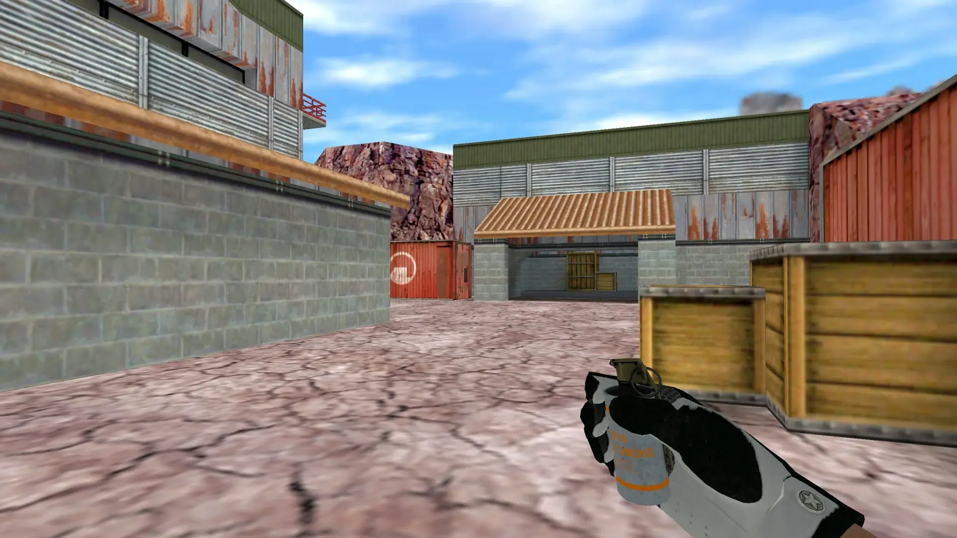 Smoke Grenade — Broken Fang Operation Skins — de_nuke (first person)