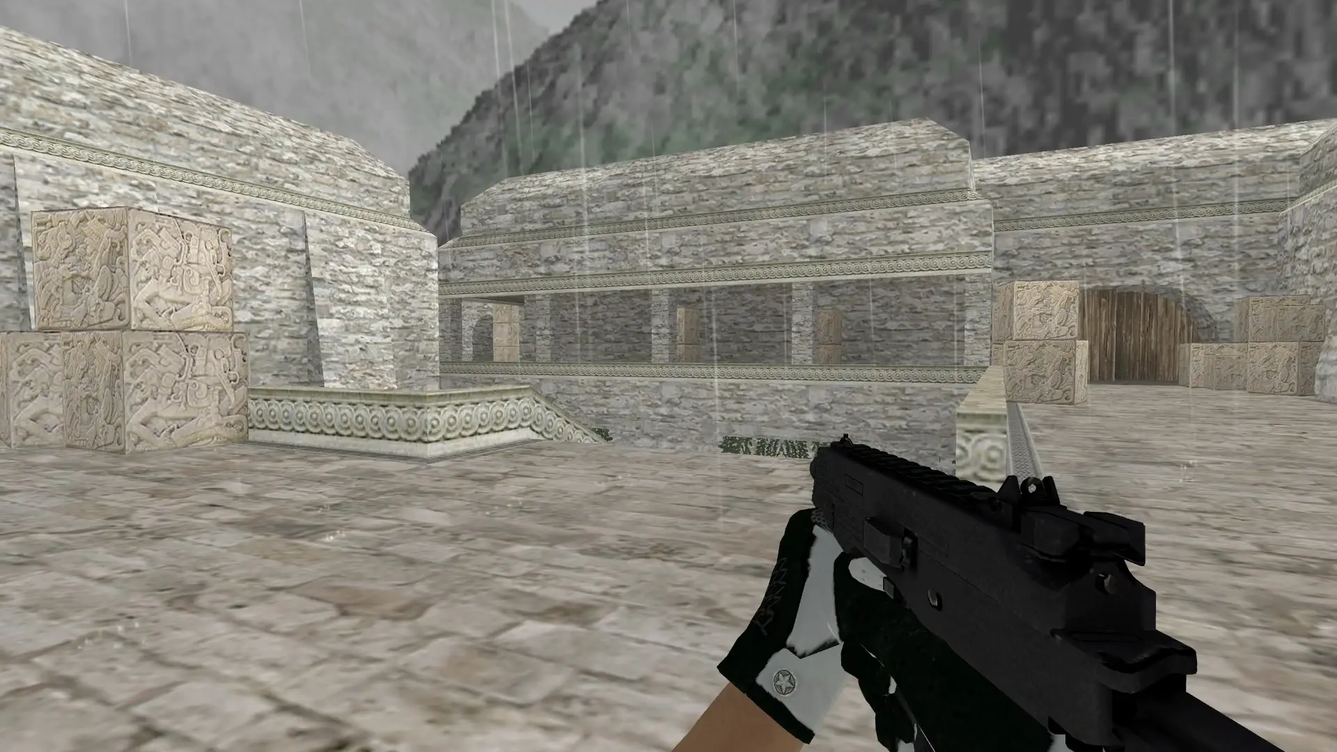 TMP — Broken Fang Operation Skins — de_aztec (first person)