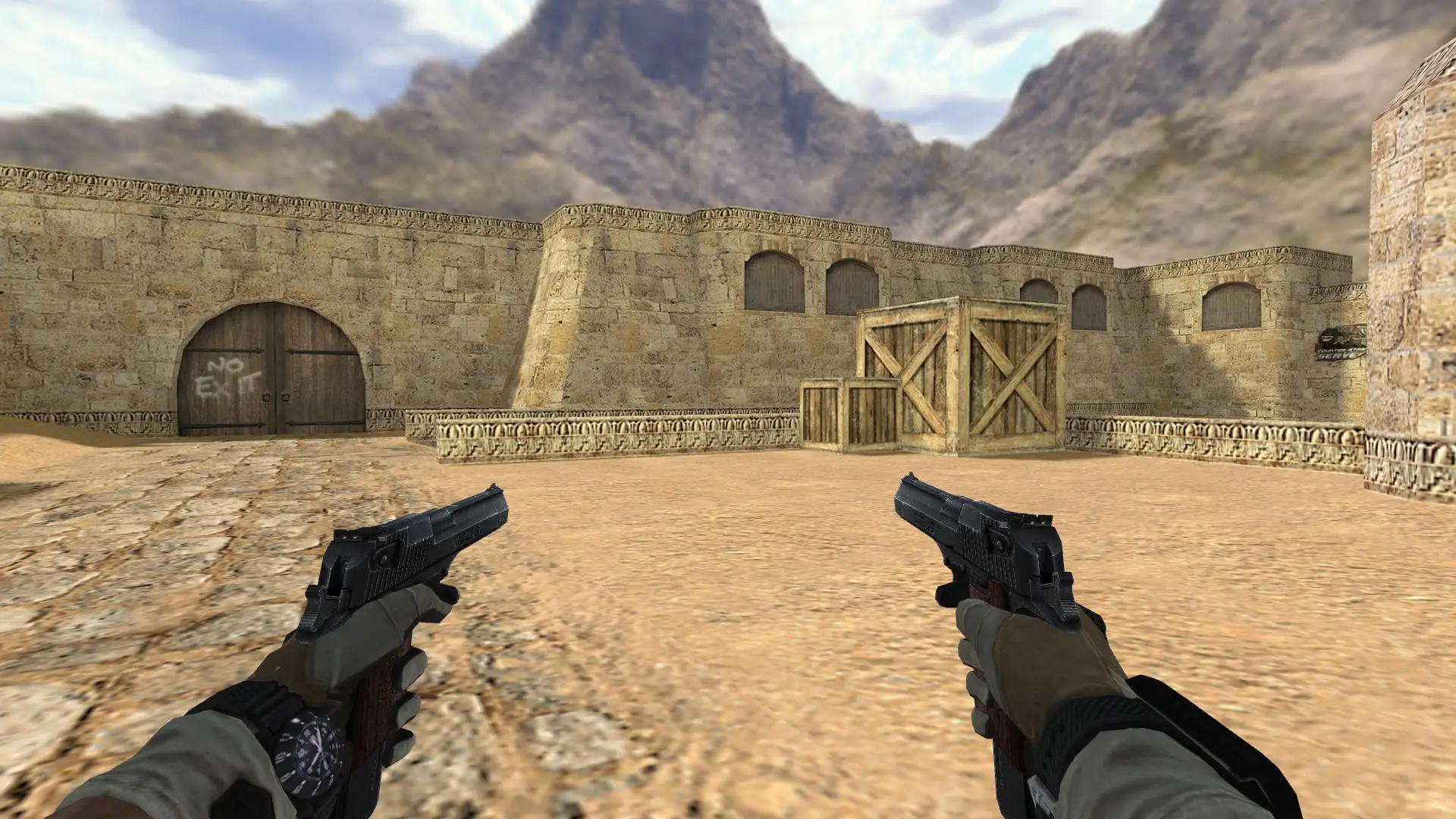 Dual Berettas — BT Battery Pack — de_dust2 (first person)