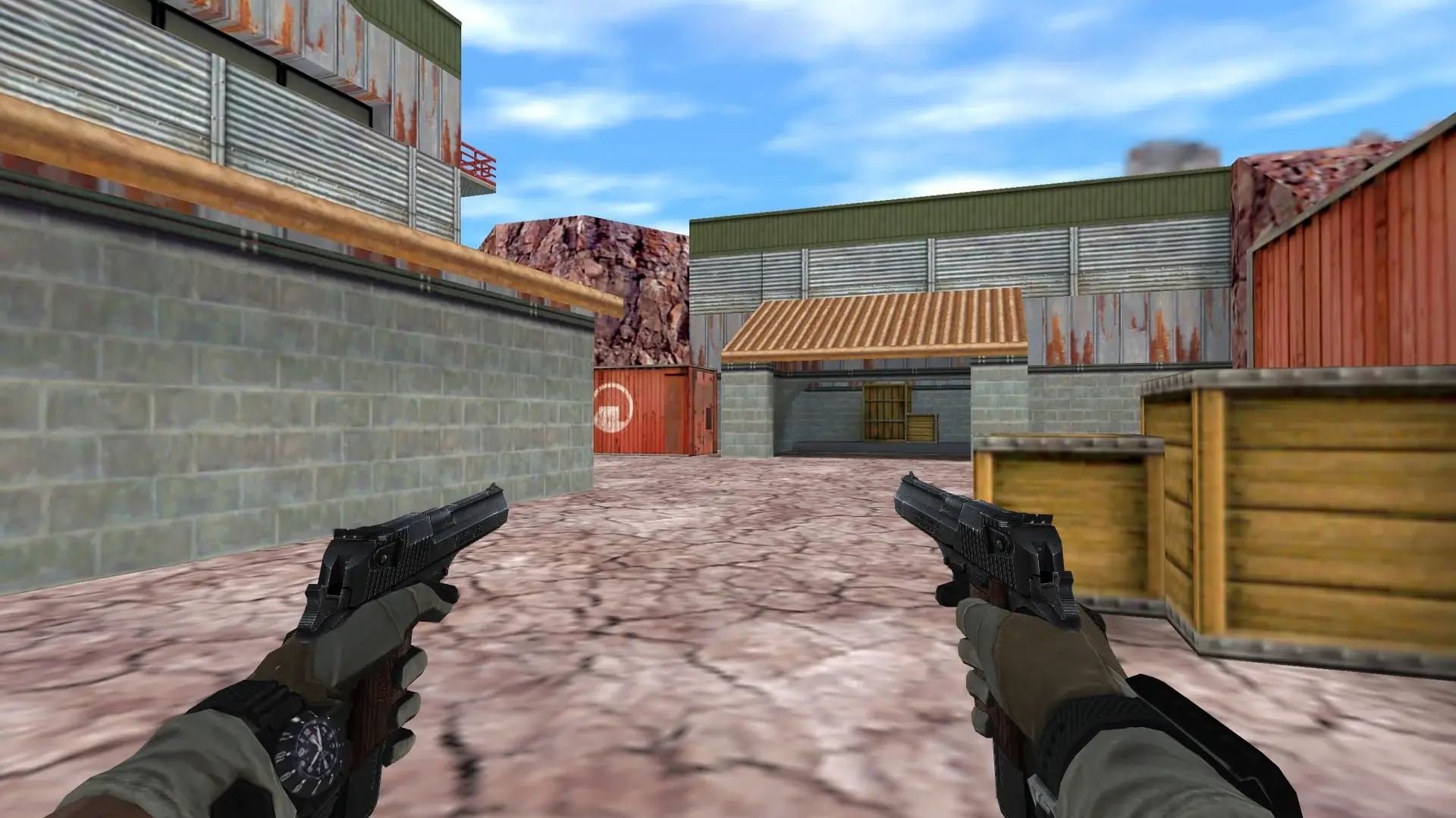 Dual Berettas — BT Battery Pack — de_nuke (first person)