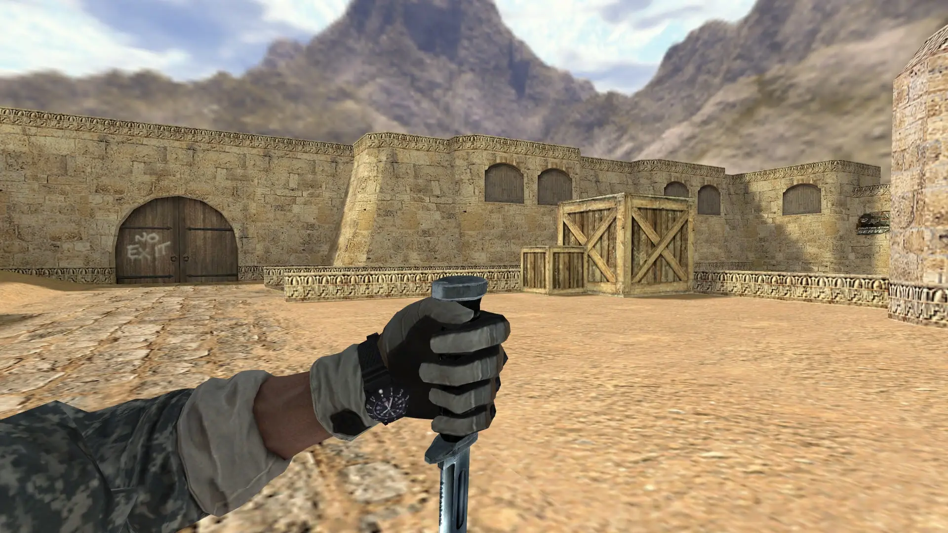 Knife — BT Battery Pack — de_dust2 (first person)