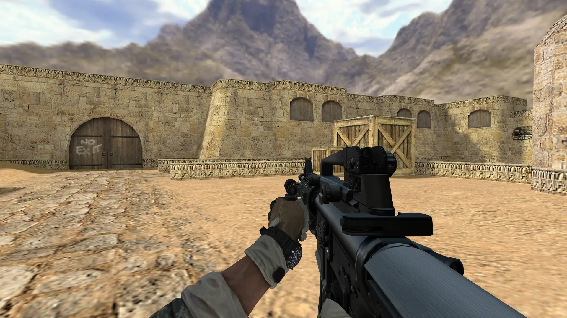 M4A1 — BT Battery Pack — de_dust2 (first person)