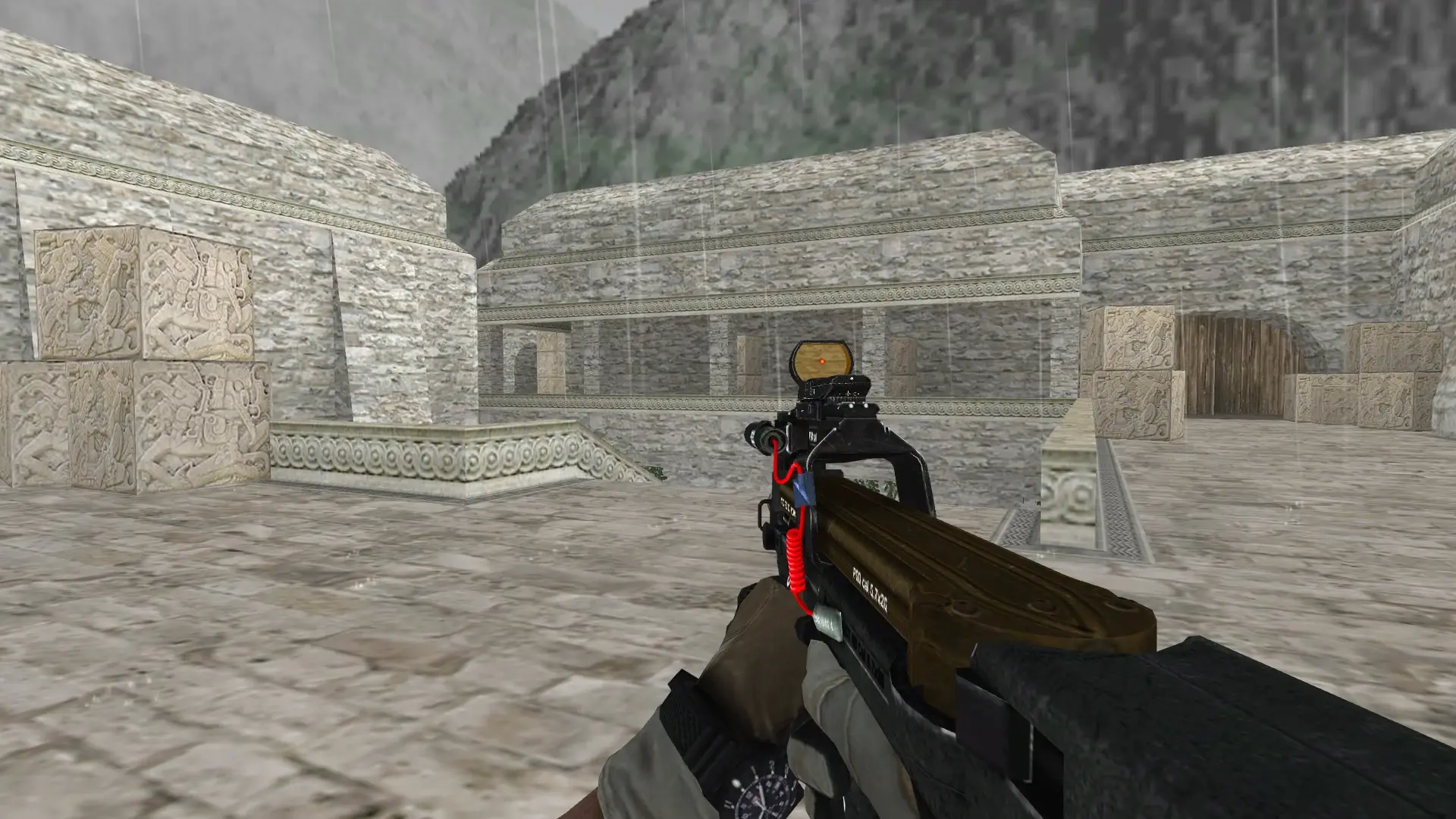 P90 — BT Battery Pack — de_aztec (first person)