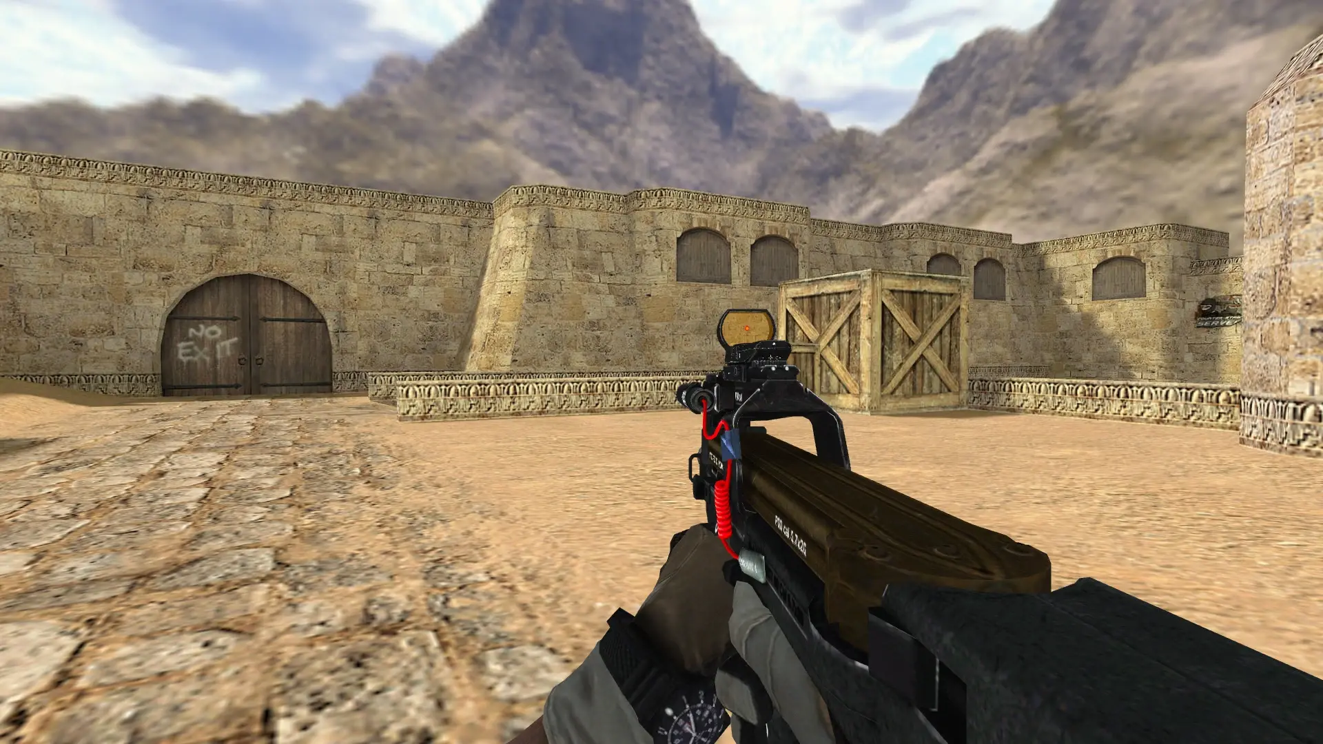 P90 — BT Battery Pack — de_dust2 (first person)