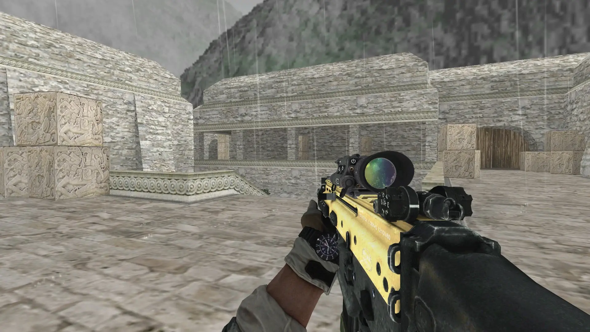 SG552 — BT Battery Pack — de_aztec (first person)