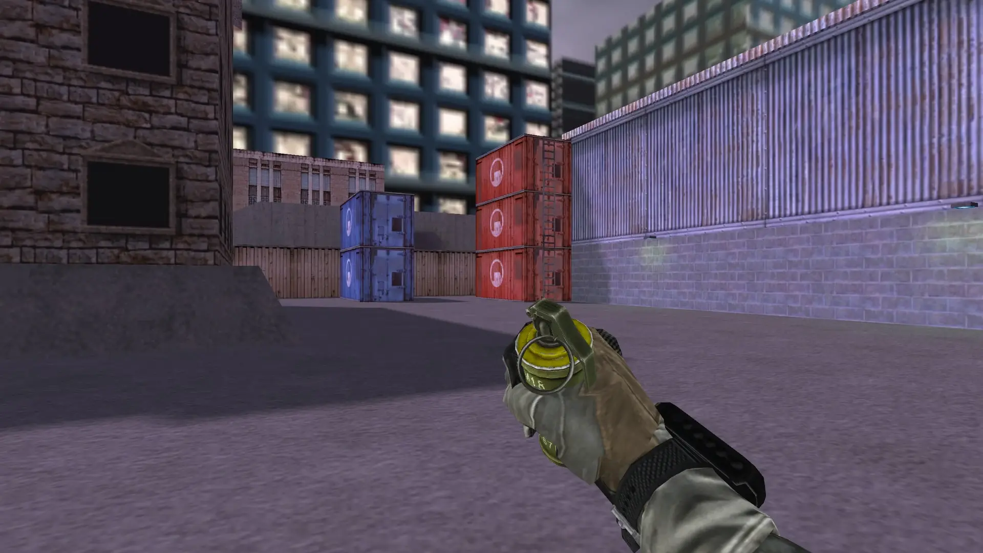 Smoke Grenade — BT Battery Pack — cs_assault (first person)