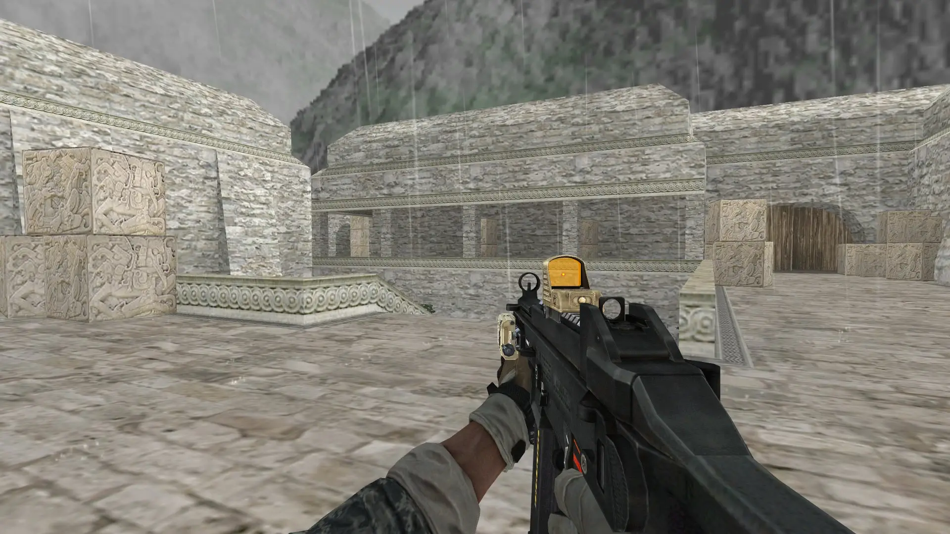 UMP-45 — BT Battery Pack — de_aztec (first person)