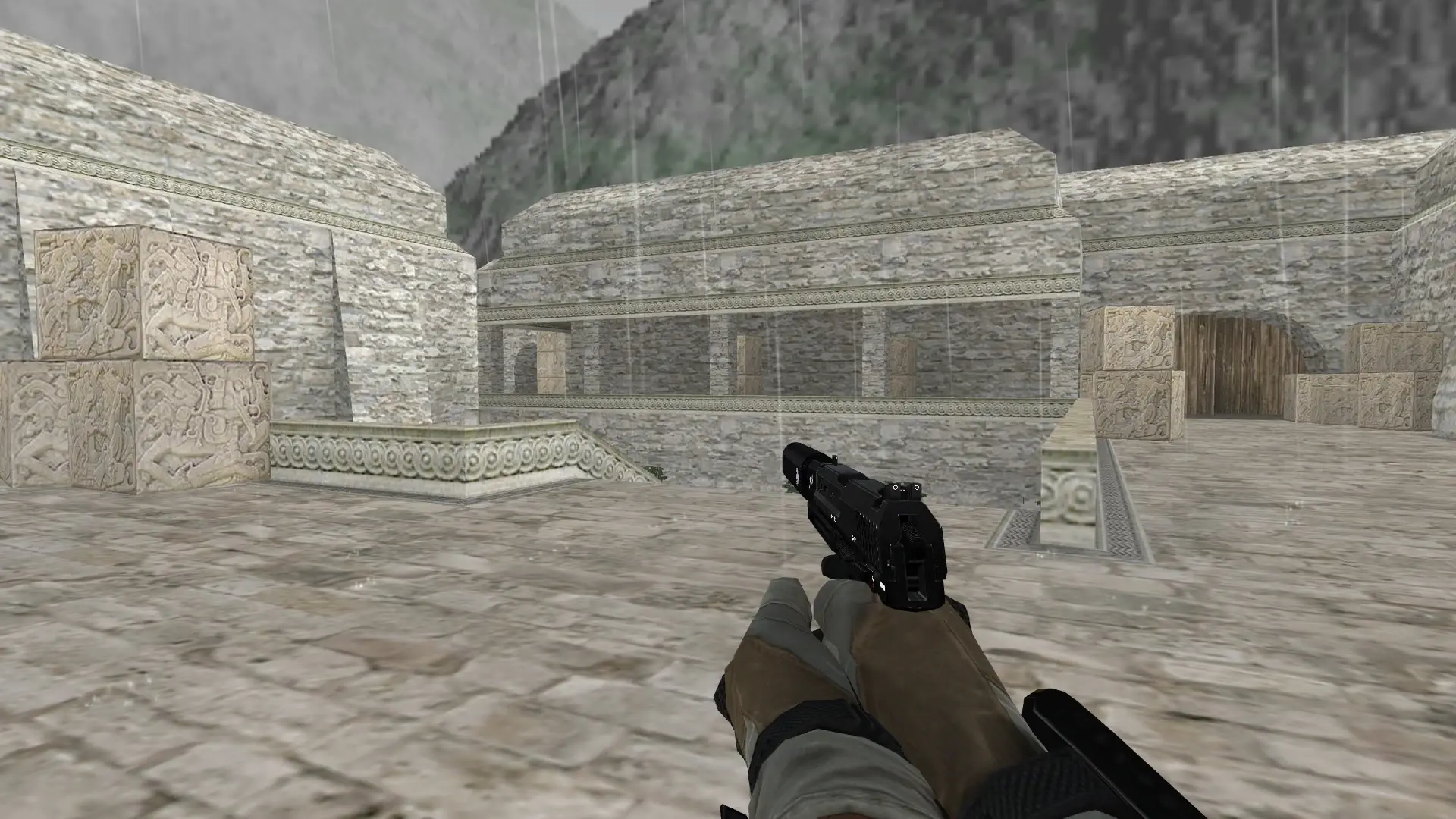 USP — BT Battery Pack — de_aztec (first person)