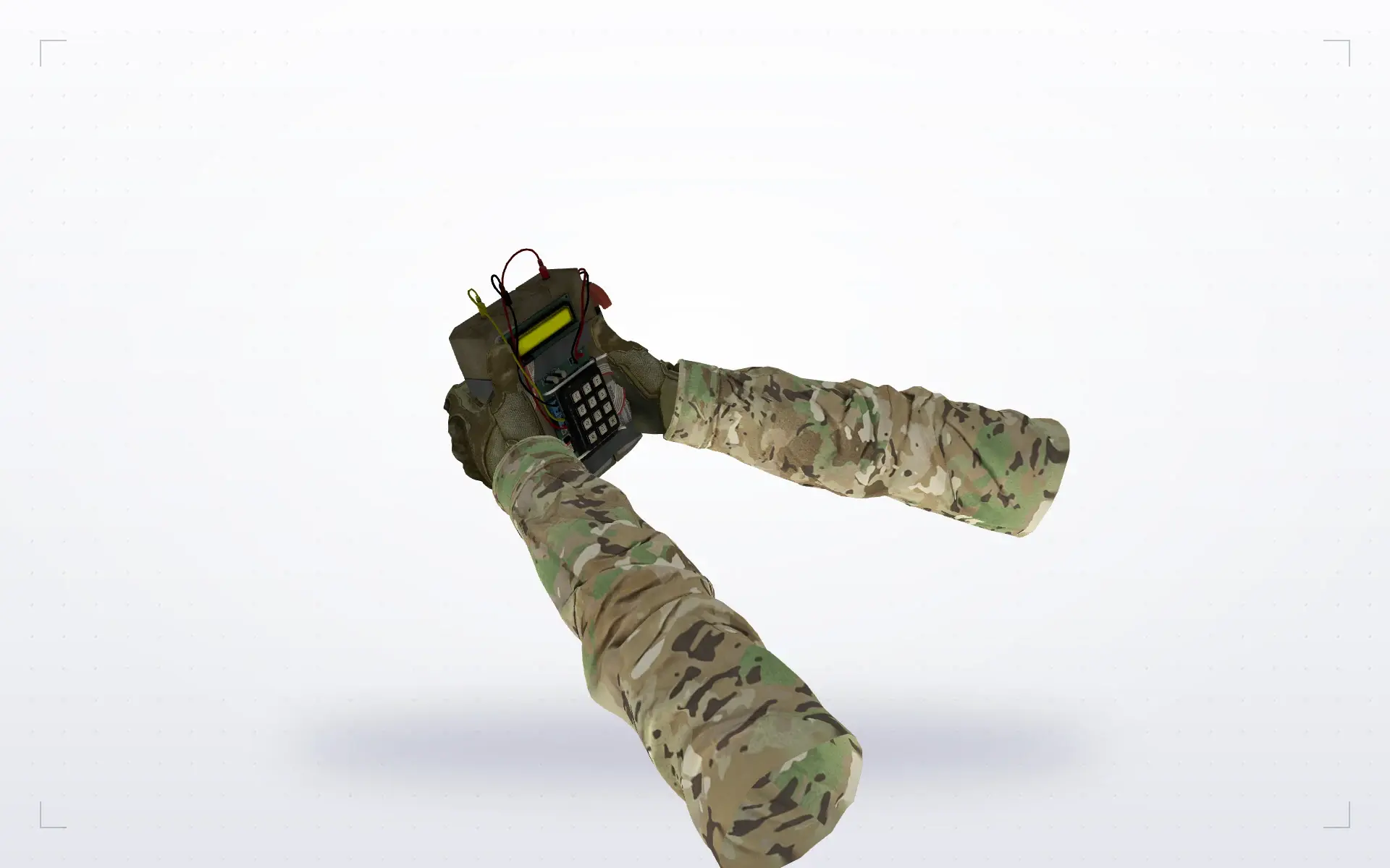 CS:GO C4 without LED Flicker — CT gloves/models