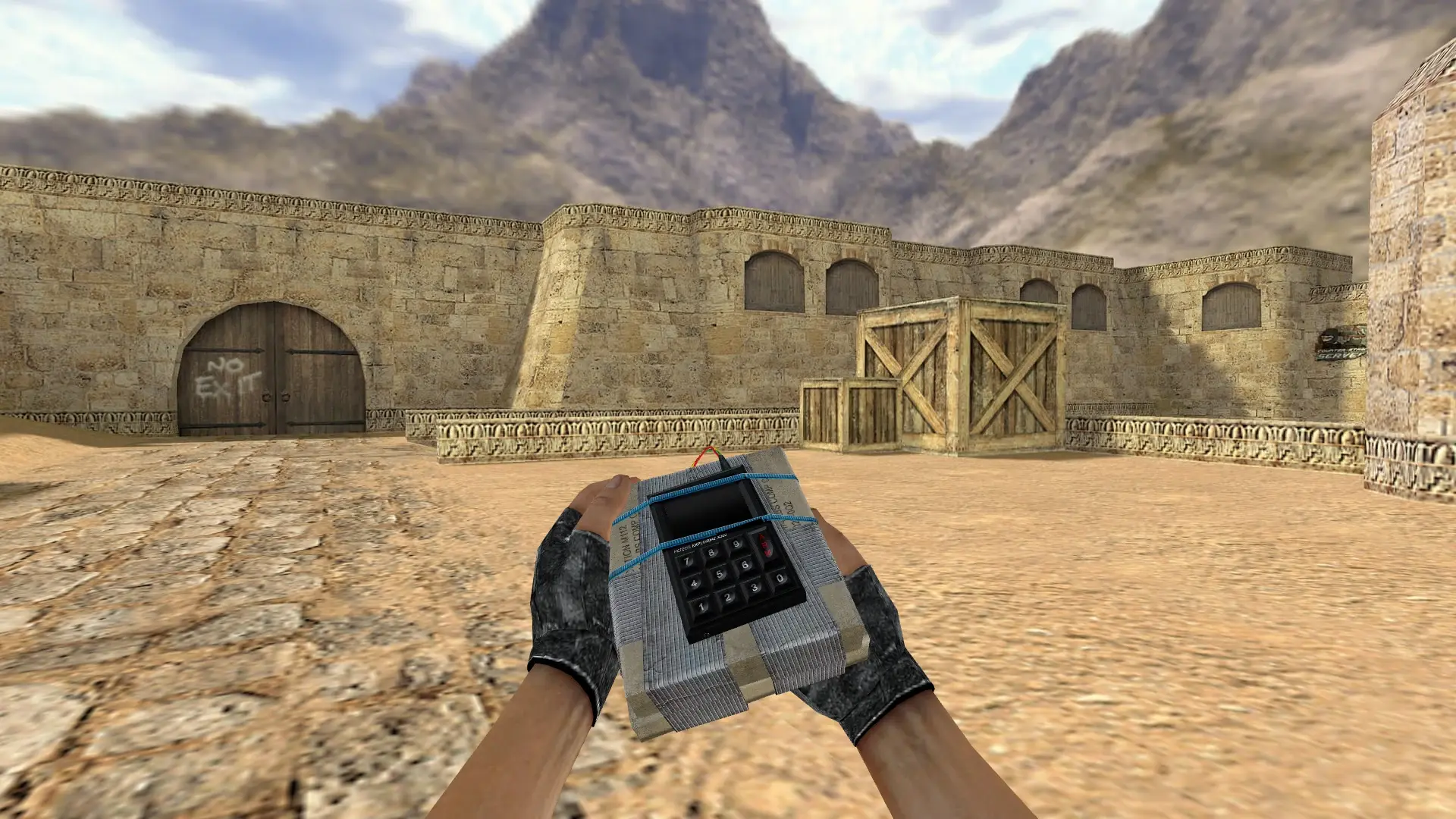 Pete’s C4 with Custom Sounds — de_dust2 (first person)