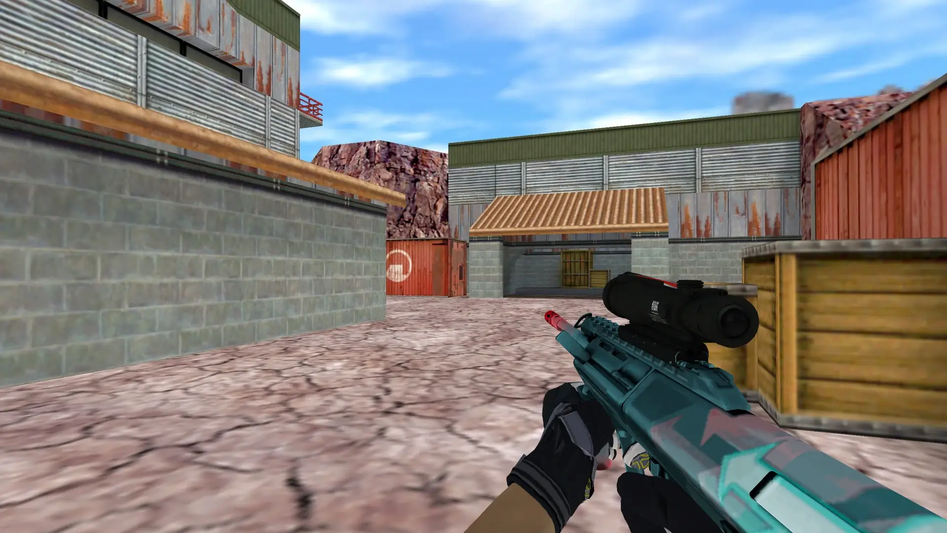 AUG — Moto Gloves Eclipse Pack — de_nuke (first person)