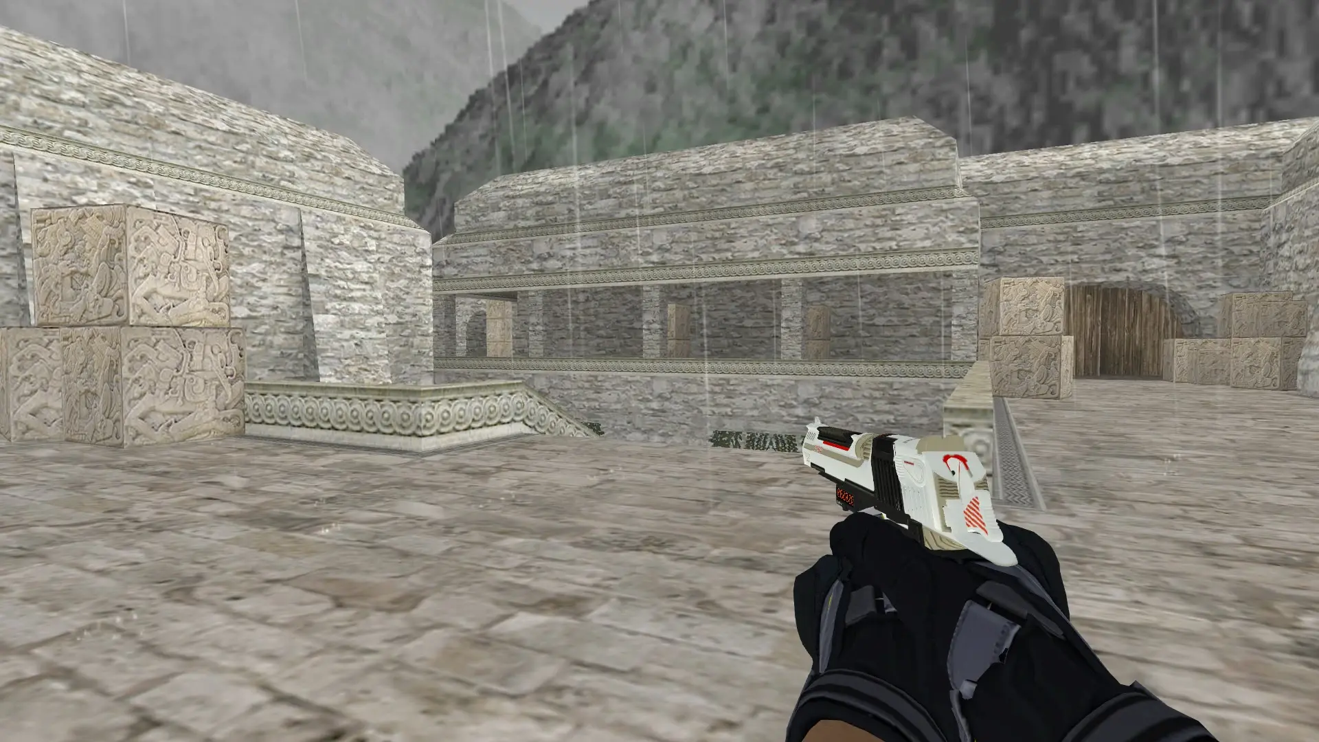 Desert Eagle — Moto Gloves Eclipse Pack — de_aztec (first person)
