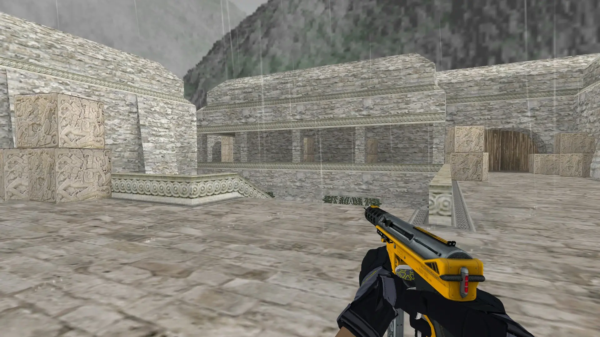 Dual Berettas — Moto Gloves Eclipse Pack — de_aztec (first person)
