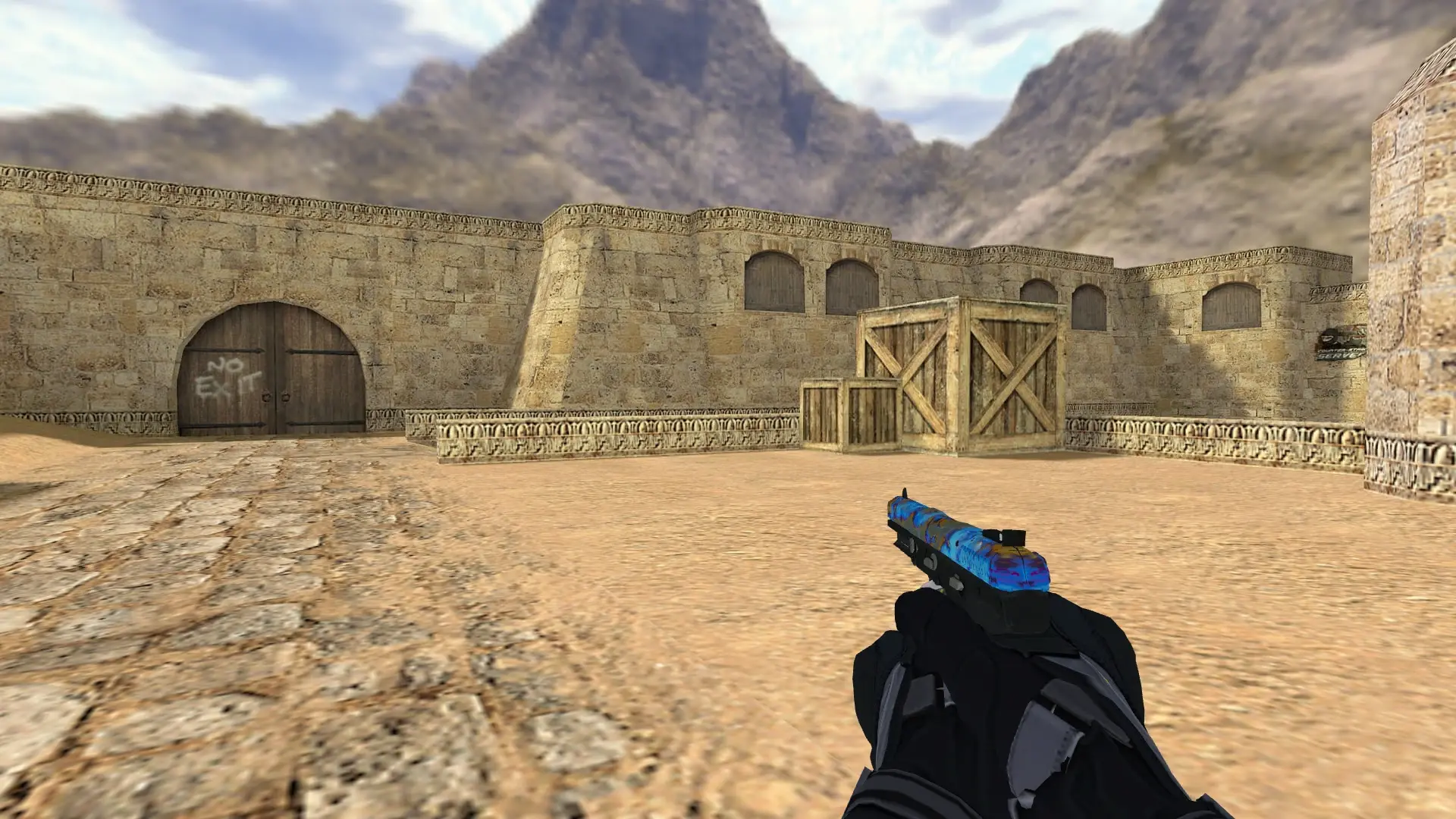 Five-SeveN — Moto Gloves Eclipse Pack — de_dust2 (first person)