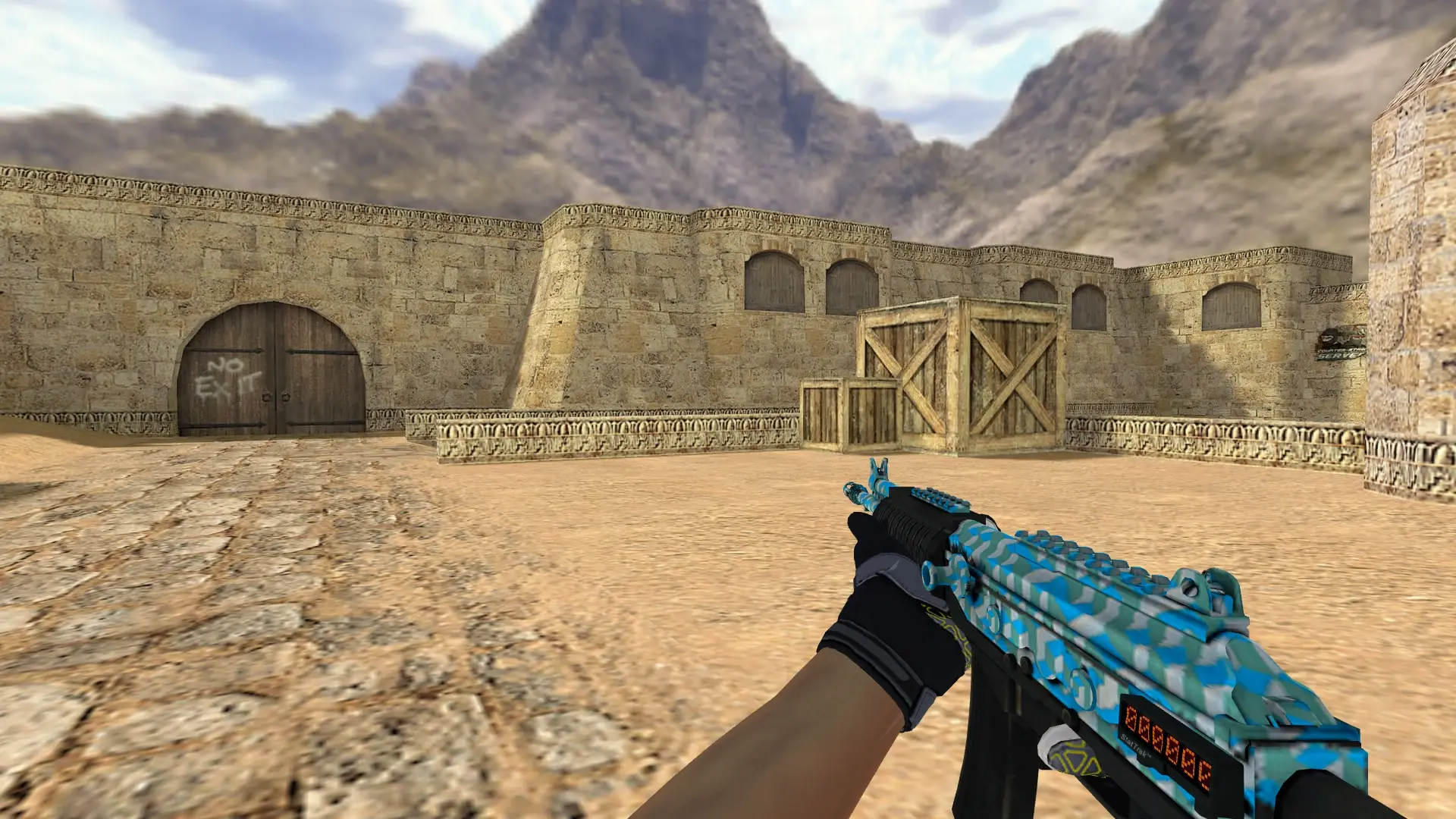 Galil AR — Moto Gloves Eclipse Pack — de_dust2 (first person)