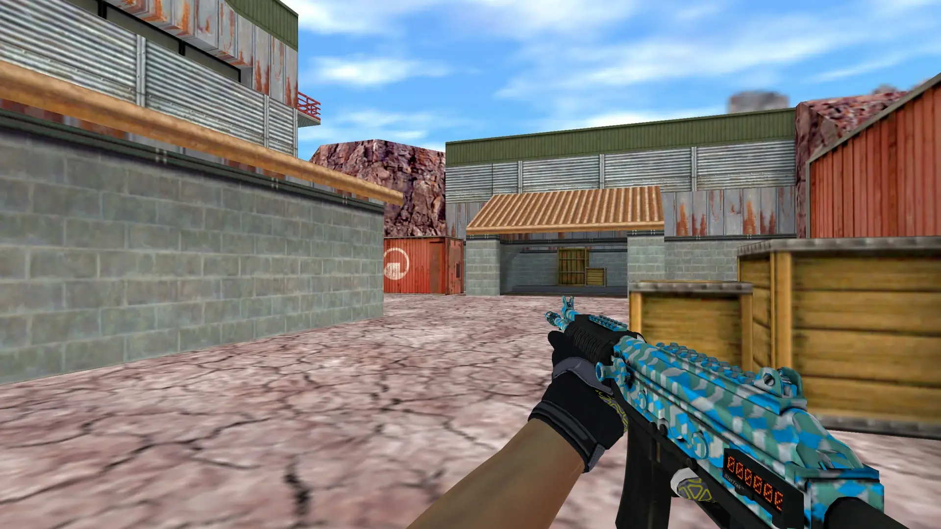 Galil AR — Moto Gloves Eclipse Pack — de_nuke (first person)