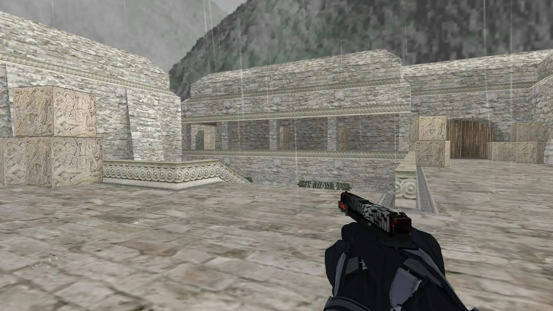 Glock-18 — Moto Gloves Eclipse Pack — de_aztec (first person)