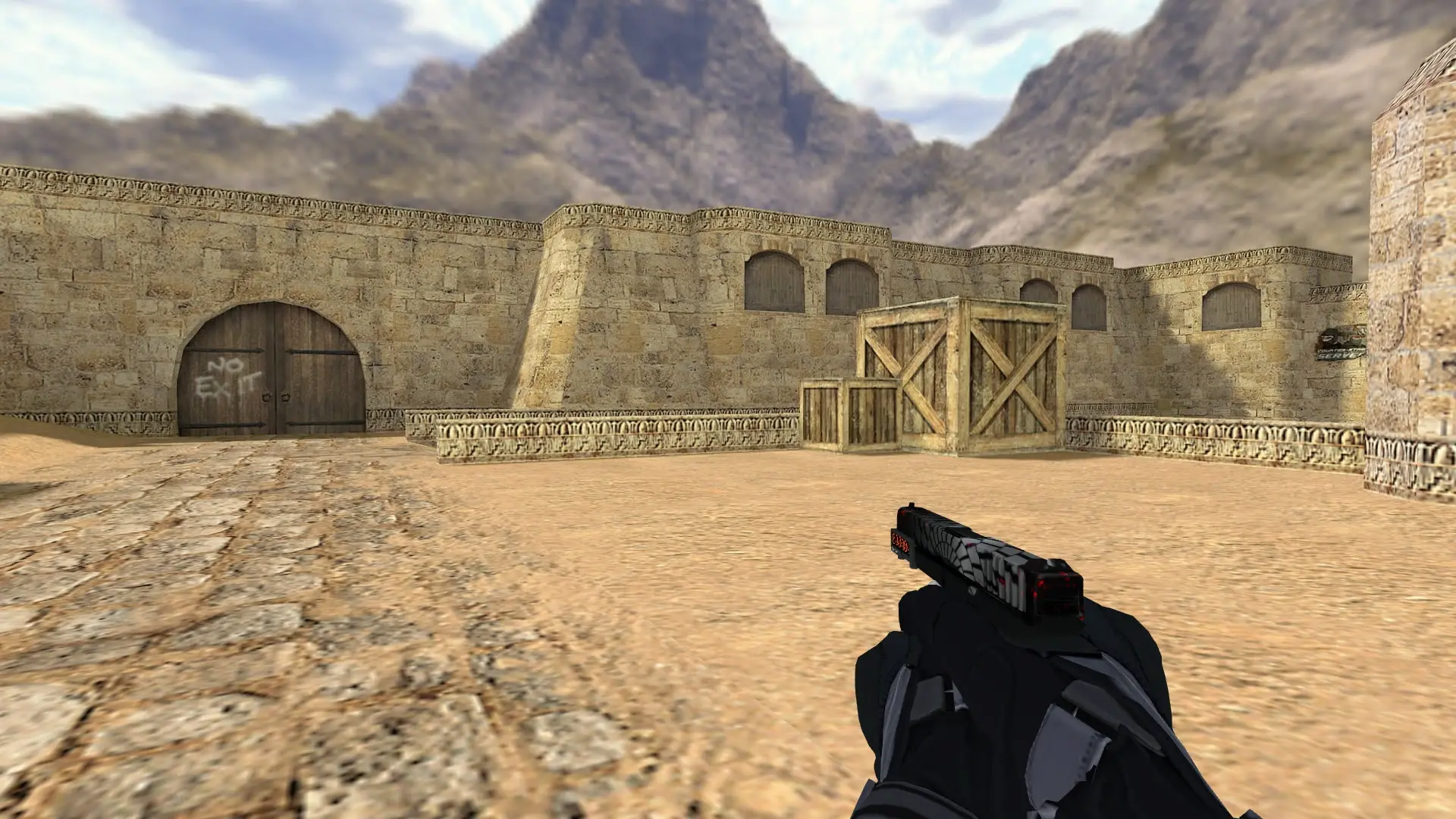 Glock-18 — Moto Gloves Eclipse Pack — de_dust2 (first person)