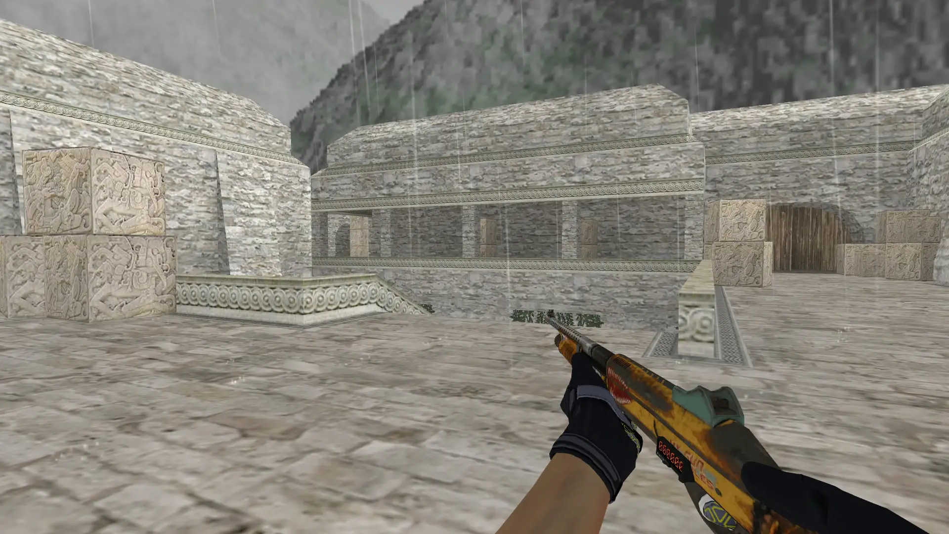 M3 — Moto Gloves Eclipse Pack — de_aztec (first person)
