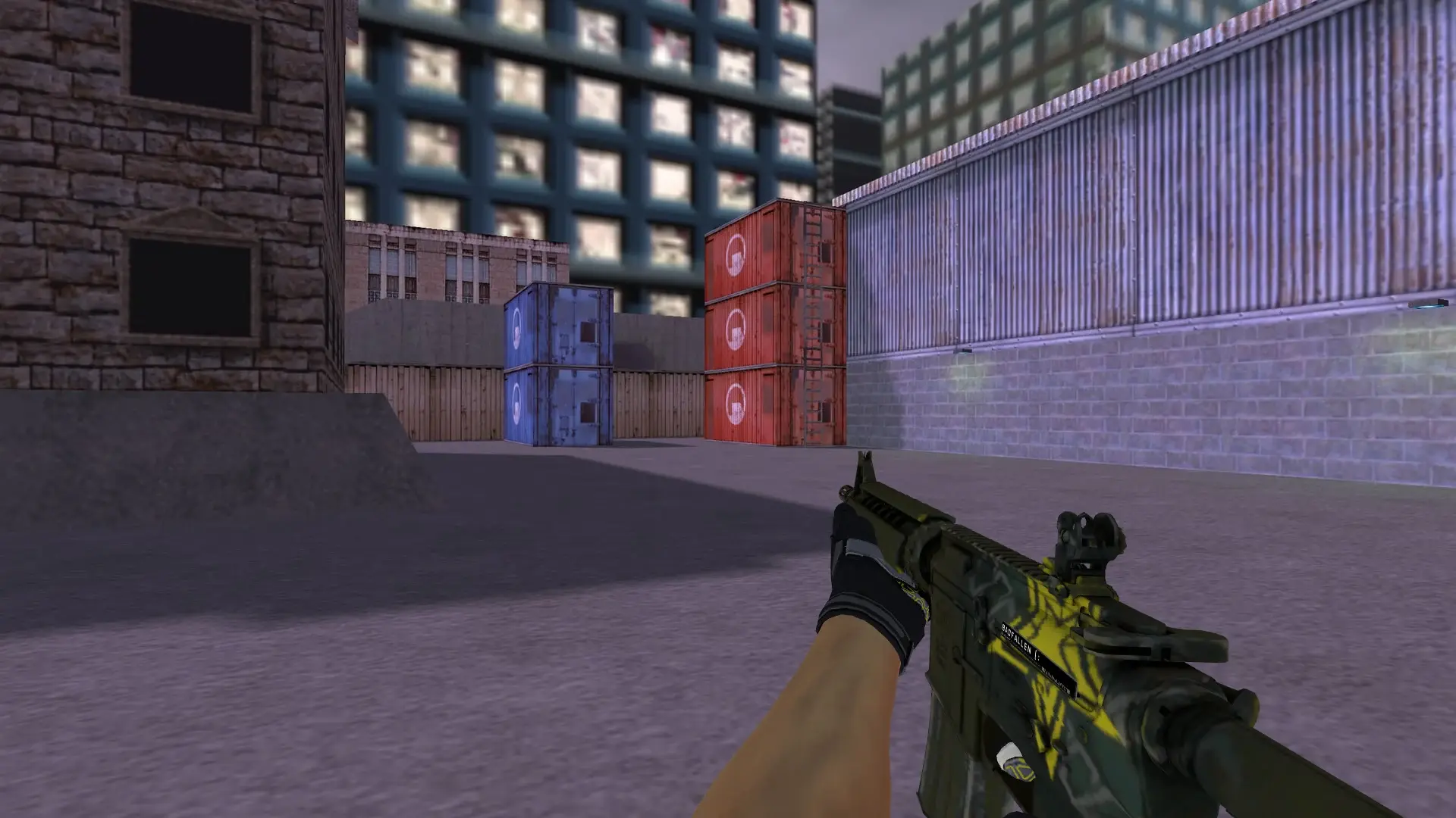 M4A1 — Moto Gloves Eclipse Pack — cs_assault (first person)