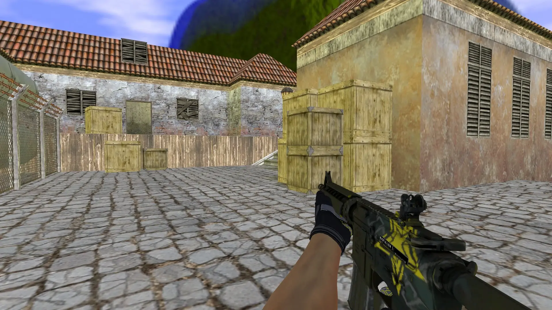 M4A1 — Moto Gloves Eclipse Pack — de_inferno (first person)