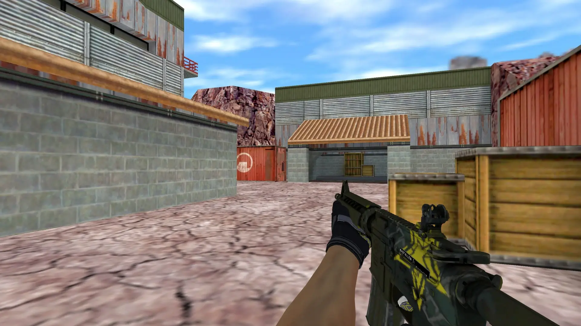 M4A1 — Moto Gloves Eclipse Pack — de_nuke (first person)