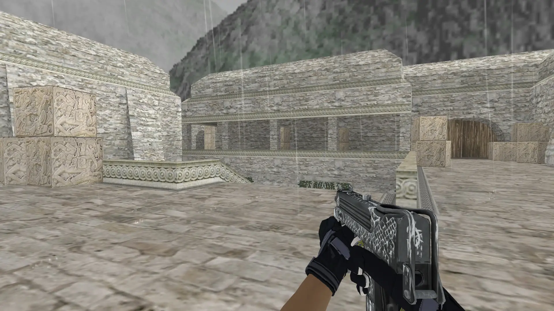 MAC-10 — Moto Gloves Eclipse Pack — de_aztec (first person)