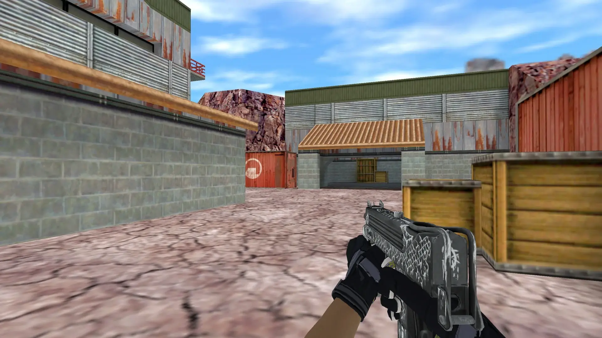 MAC-10 — Moto Gloves Eclipse Pack — de_nuke (first person)