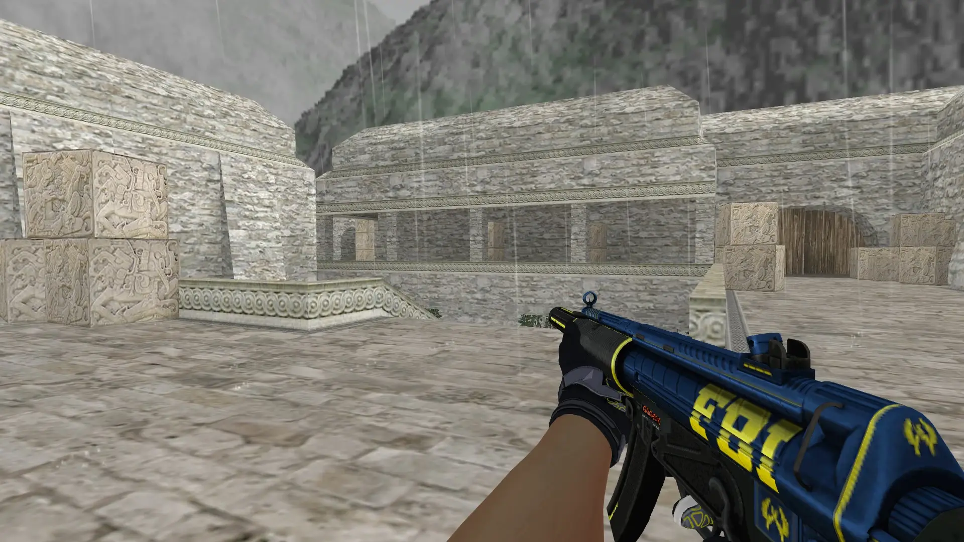 MP5 — Moto Gloves Eclipse Pack — de_aztec (first person)