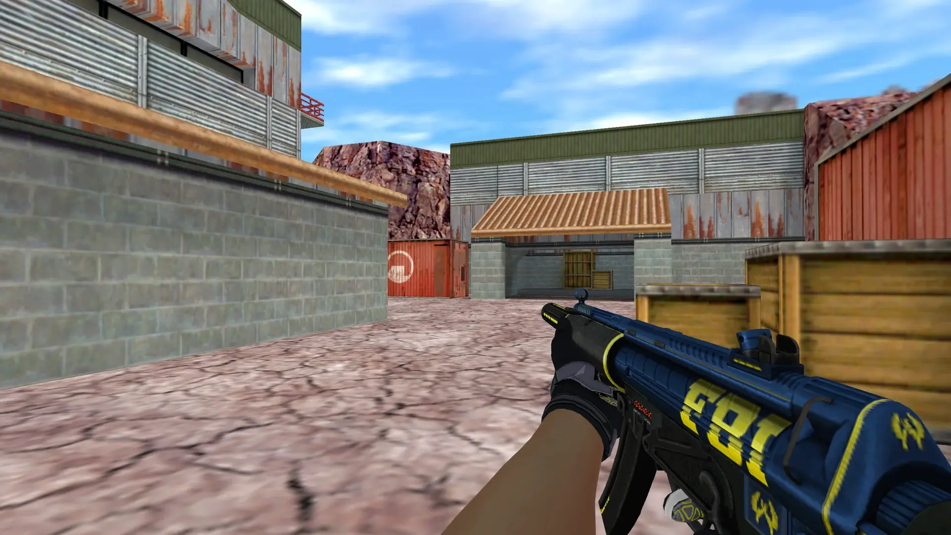 MP5 — Moto Gloves Eclipse Pack — de_nuke (first person)