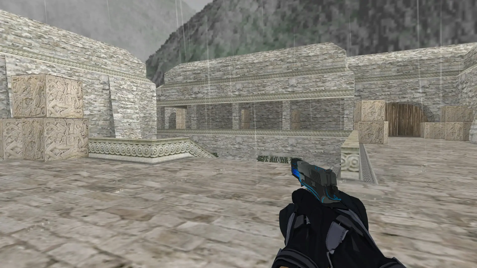 P228 — Moto Gloves Eclipse Pack — de_aztec (first person)