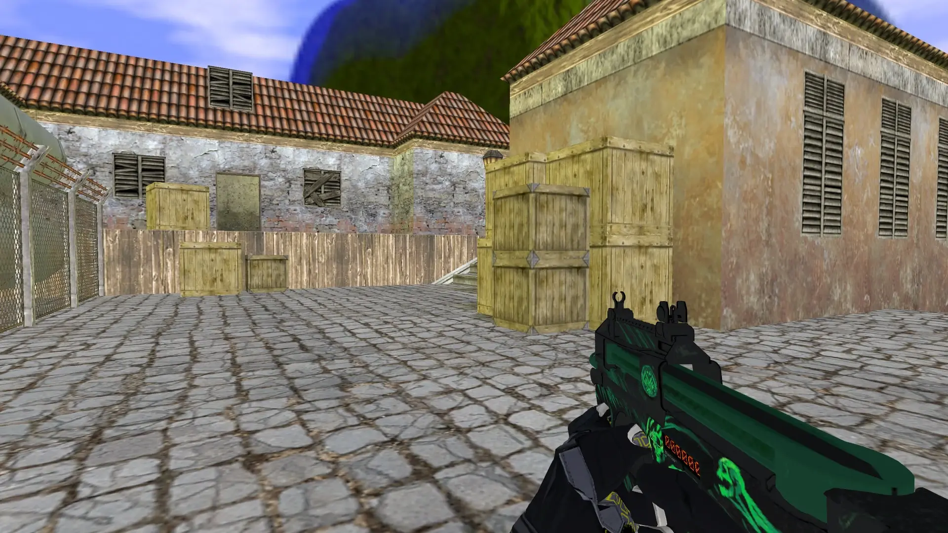 P90 — Moto Gloves Eclipse Pack — de_inferno (first person)
