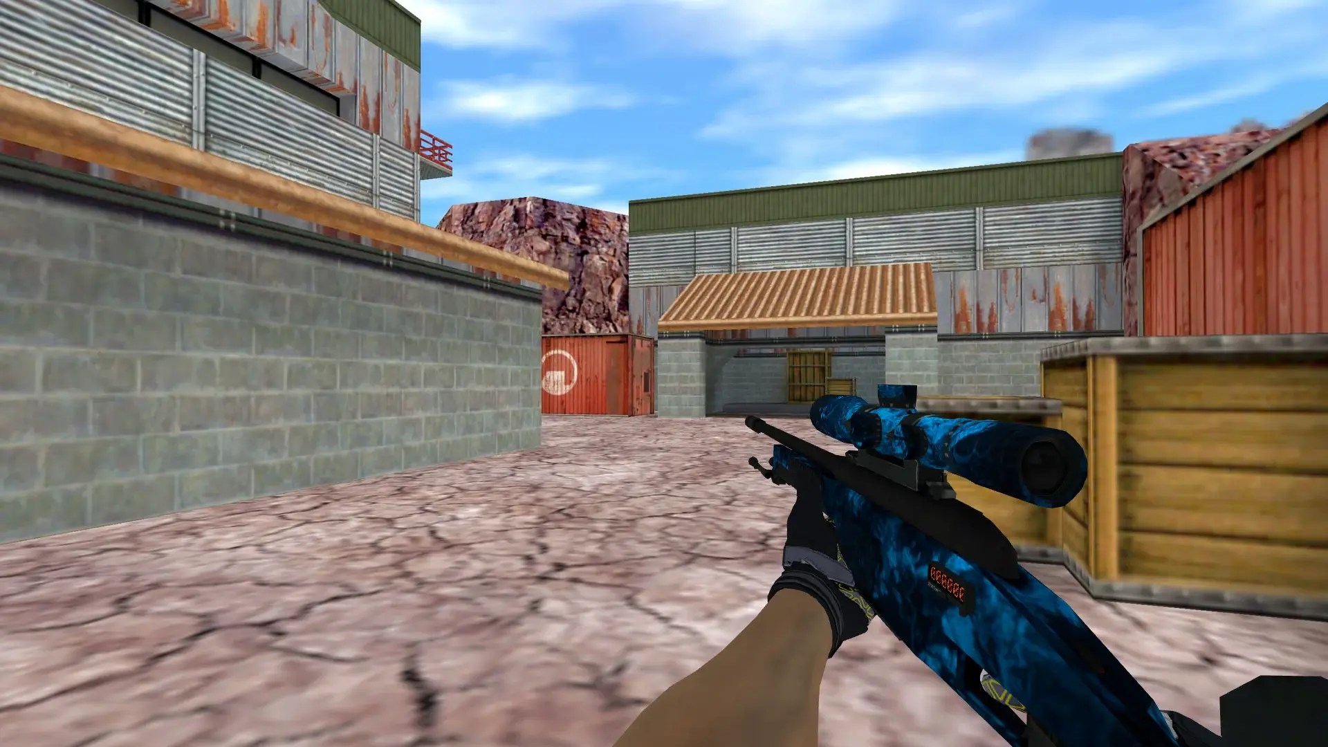 Scout — Moto Gloves Eclipse Pack — de_nuke (first person)