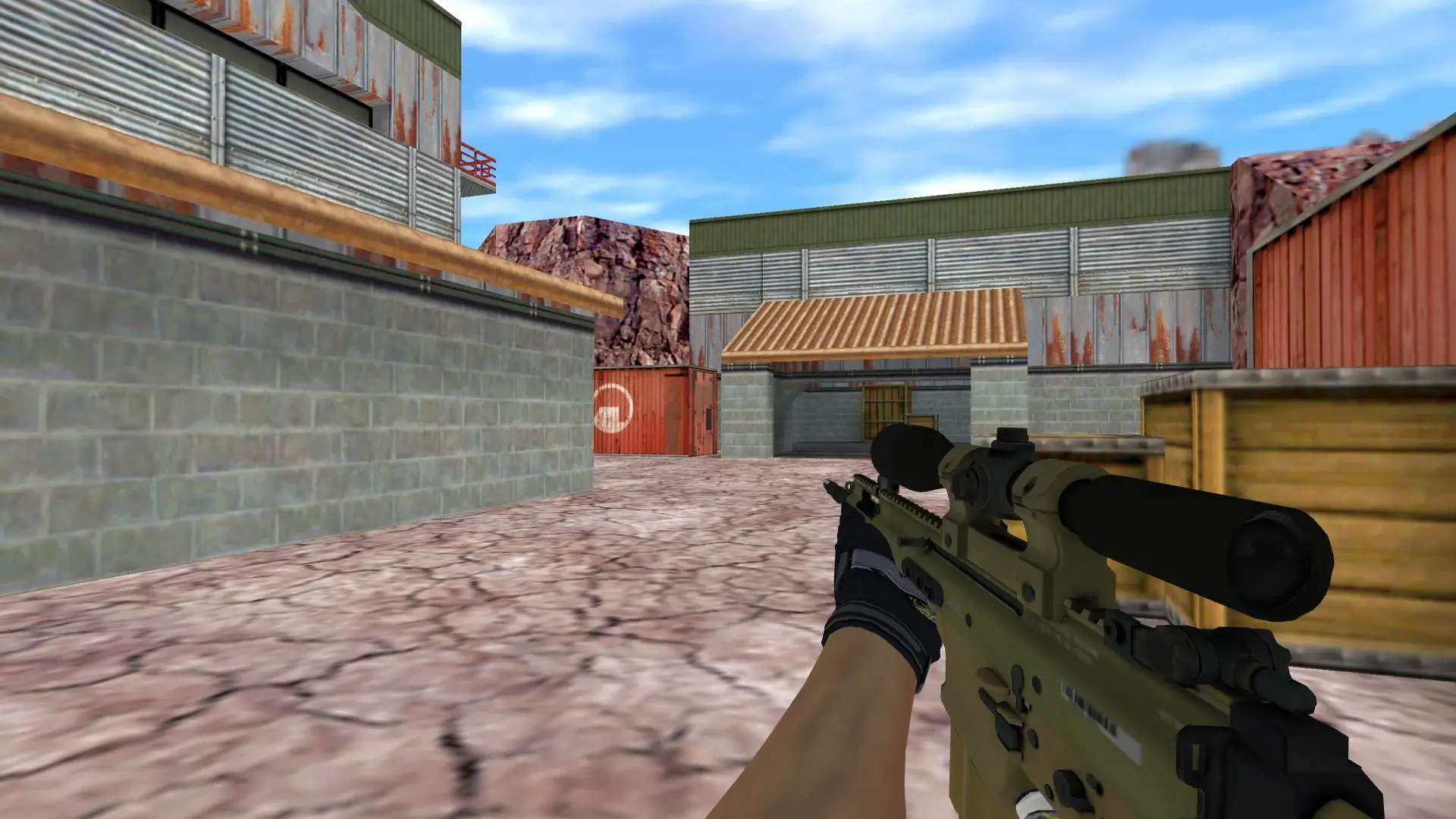 SG550 — Moto Gloves Eclipse Pack — de_nuke (first person)