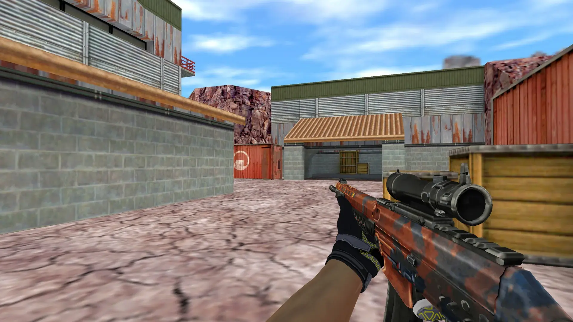 SG552 — Moto Gloves Eclipse Pack — de_nuke (first person)