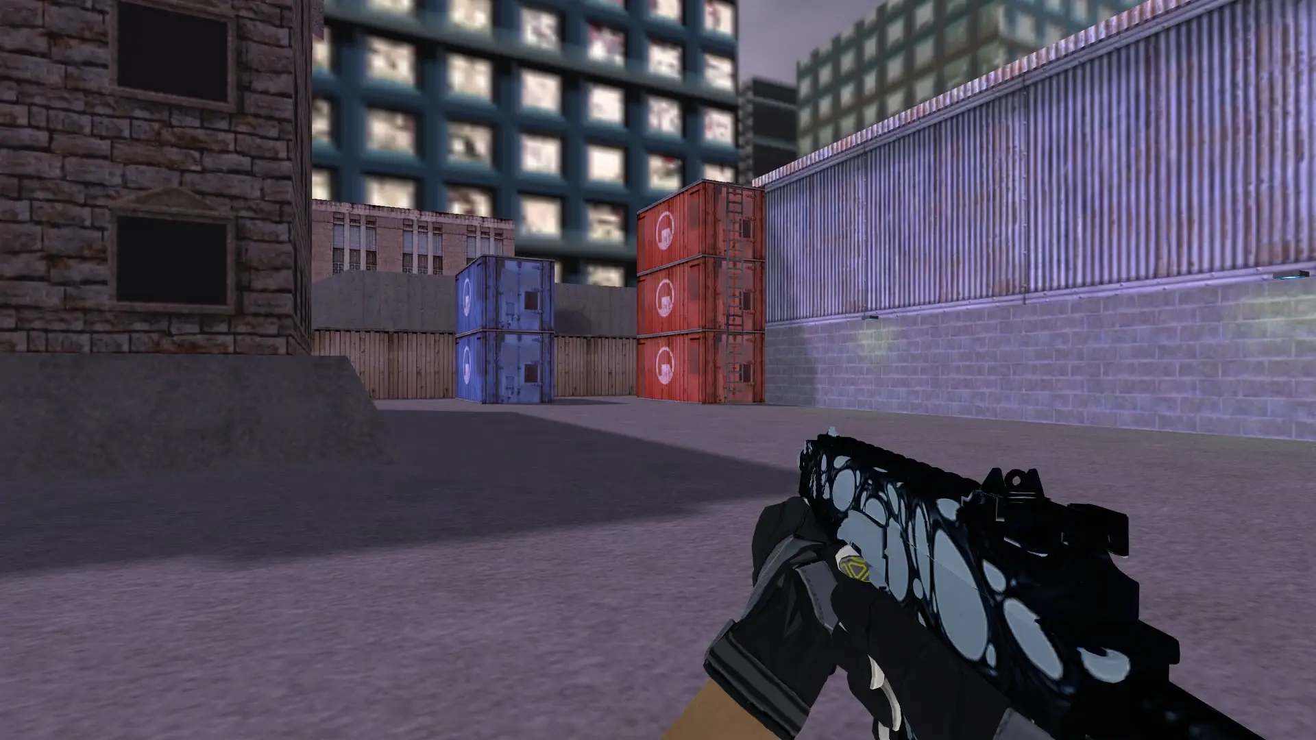TMP — Moto Gloves Eclipse Pack — cs_assault (first person)