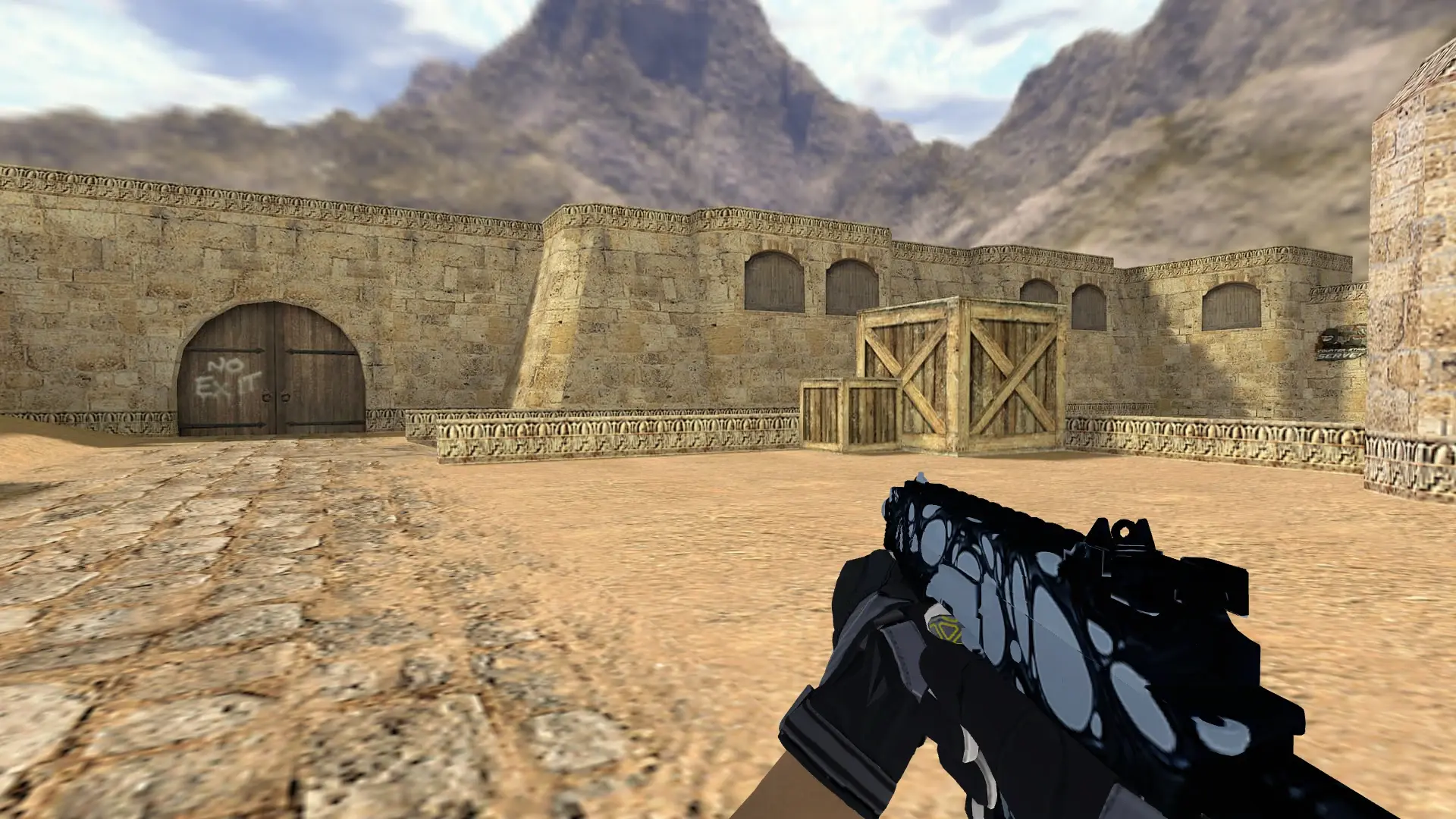 TMP — Moto Gloves Eclipse Pack — de_dust2 (first person)