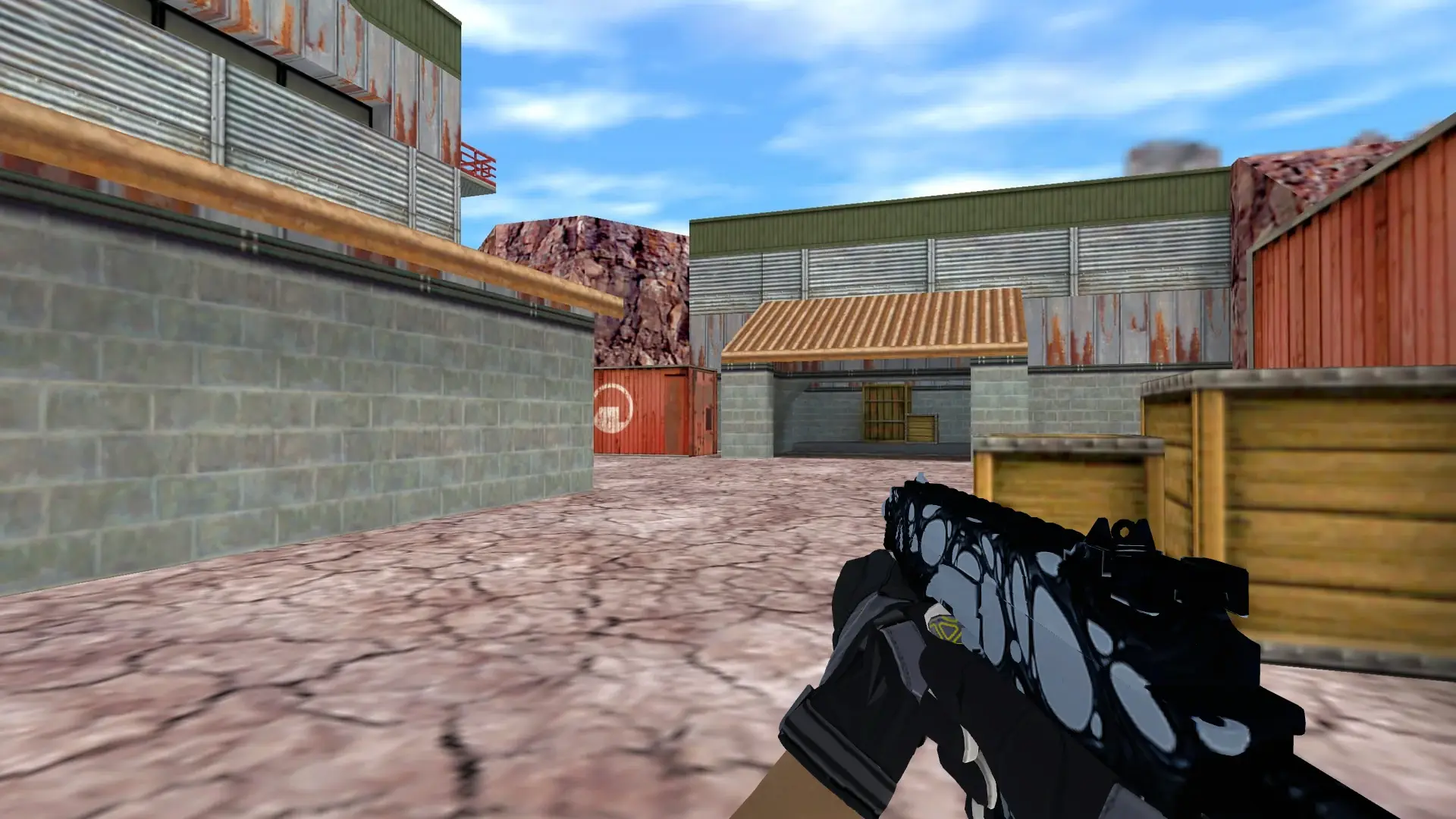 TMP — Moto Gloves Eclipse Pack — de_nuke (first person)