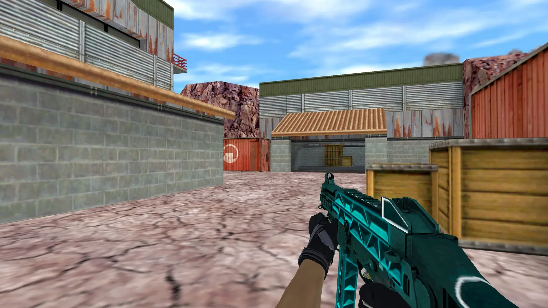 UMP-45 — Moto Gloves Eclipse Pack — de_nuke (first person)
