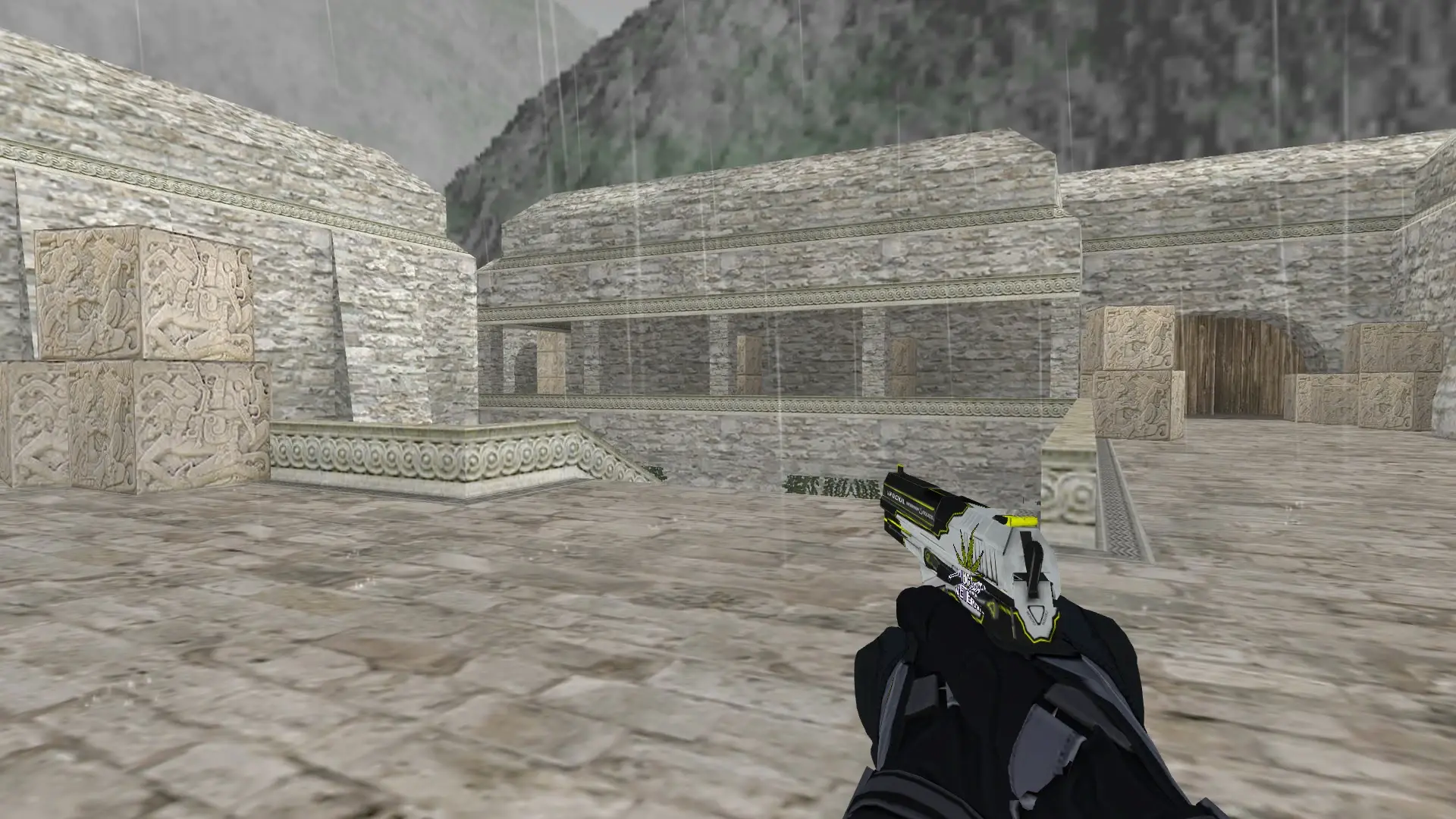 USP — Moto Gloves Eclipse Pack — de_aztec (first person)