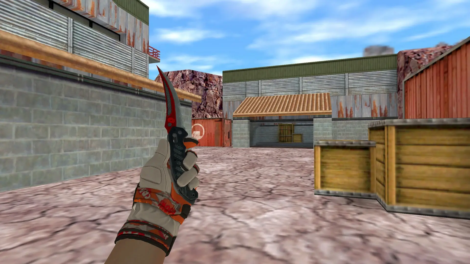 Flip Autotronic — Moto Gloves POW! Pack — de_nuke (first person)