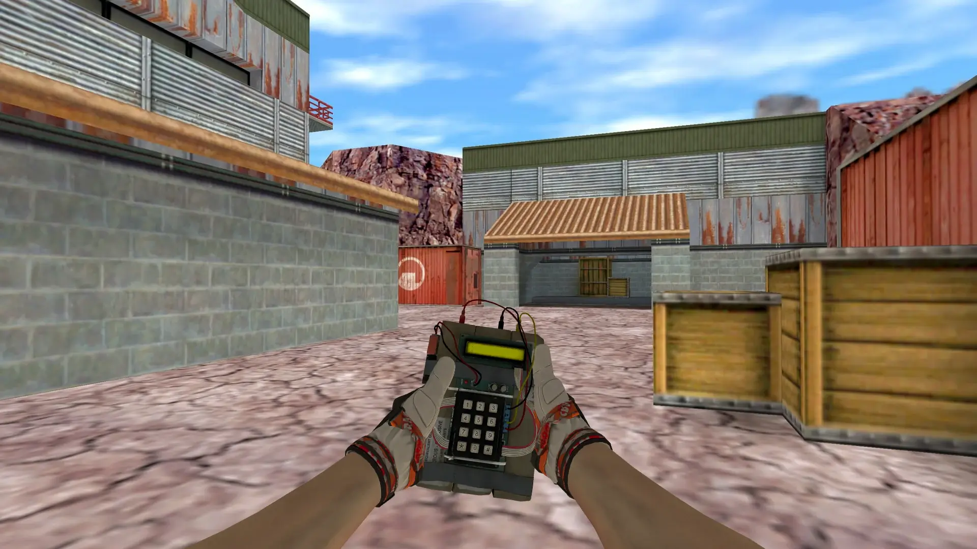 C4 — Moto Gloves POW! Pack — de_nuke (first person)