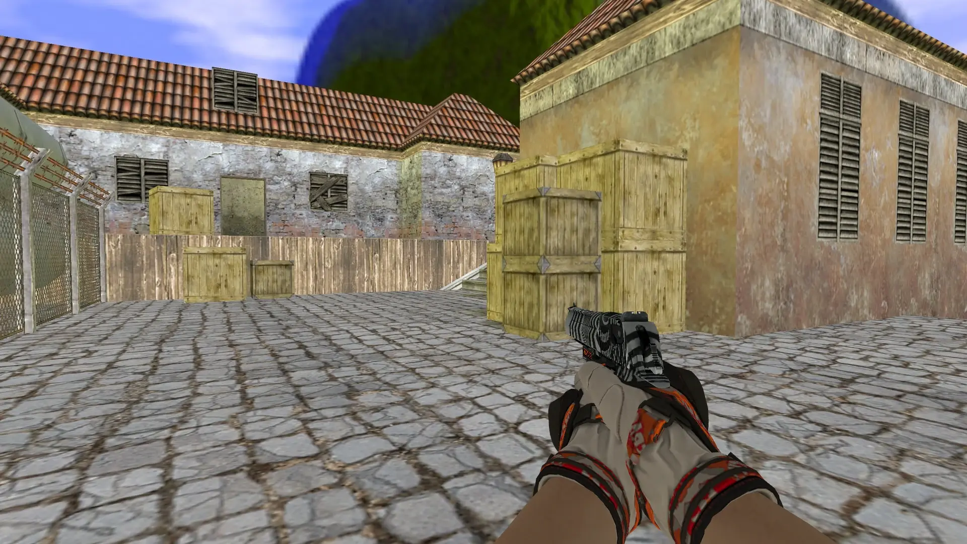 Desert Eagle — Moto Gloves POW! Pack — de_inferno (first person)