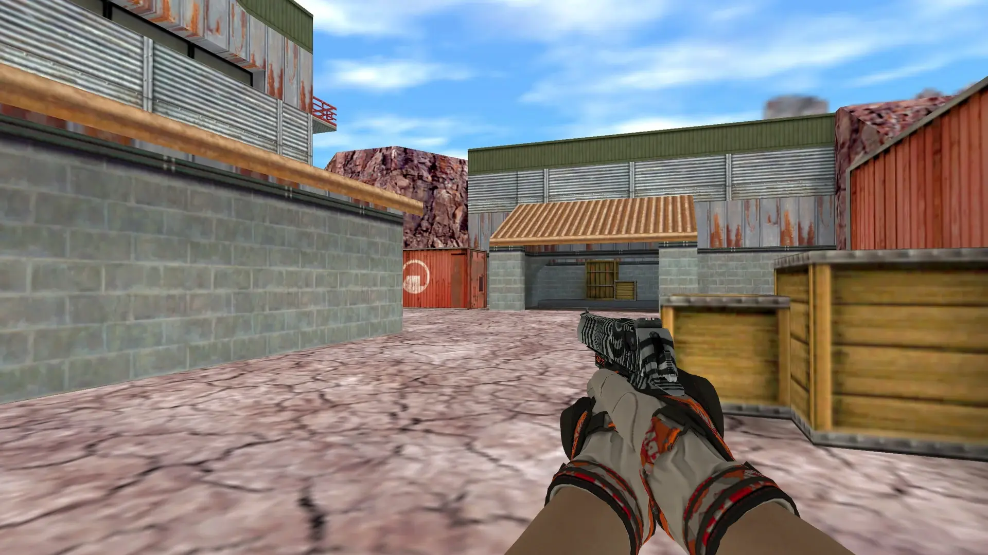 Desert Eagle — Moto Gloves POW! Pack — de_nuke (first person)