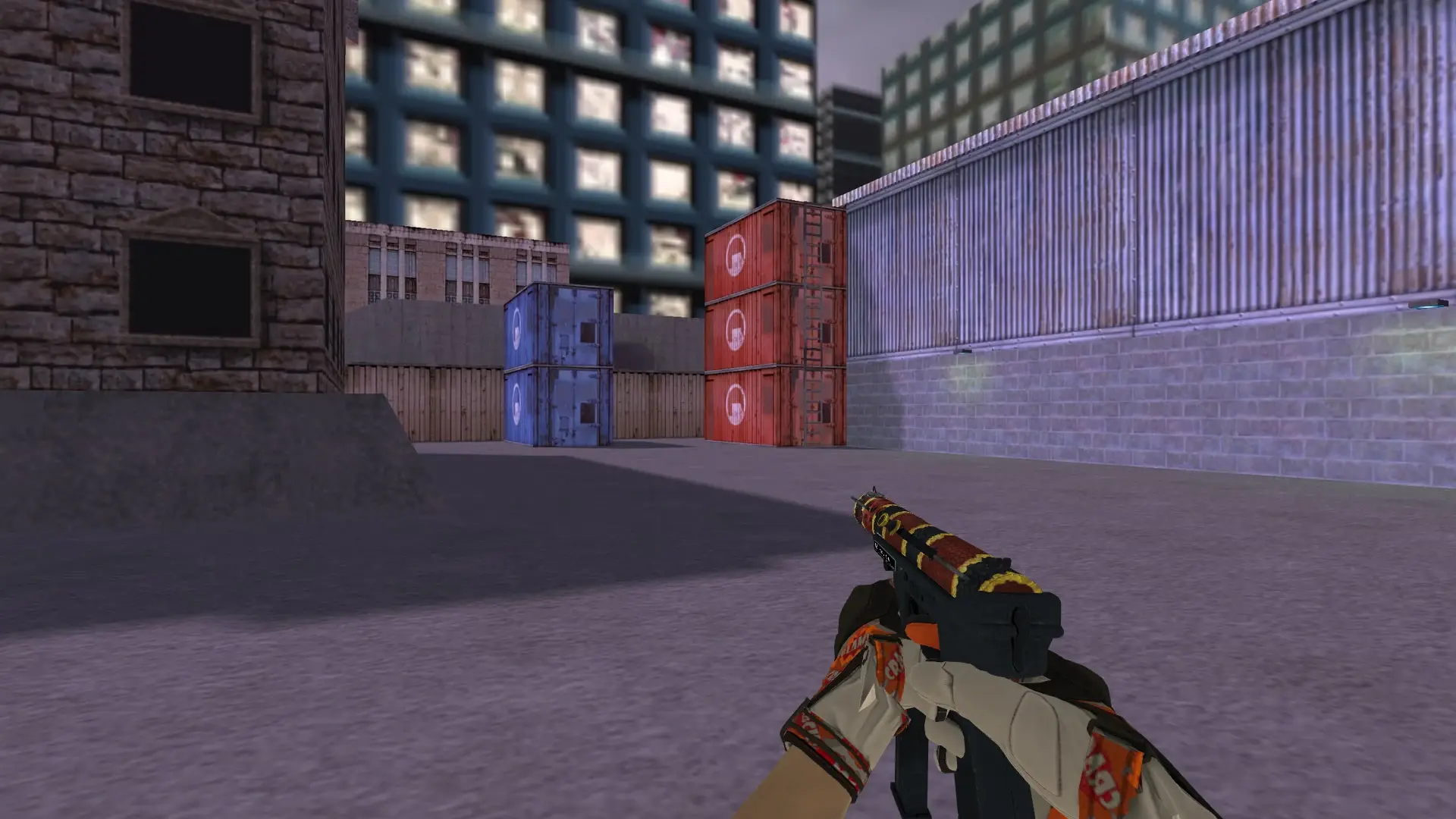 Dual Berettas — Moto Gloves POW! Pack — cs_assault (first person)