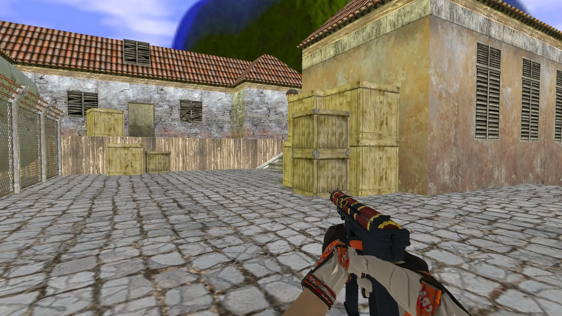 Dual Berettas — Moto Gloves POW! Pack — de_inferno (first person)