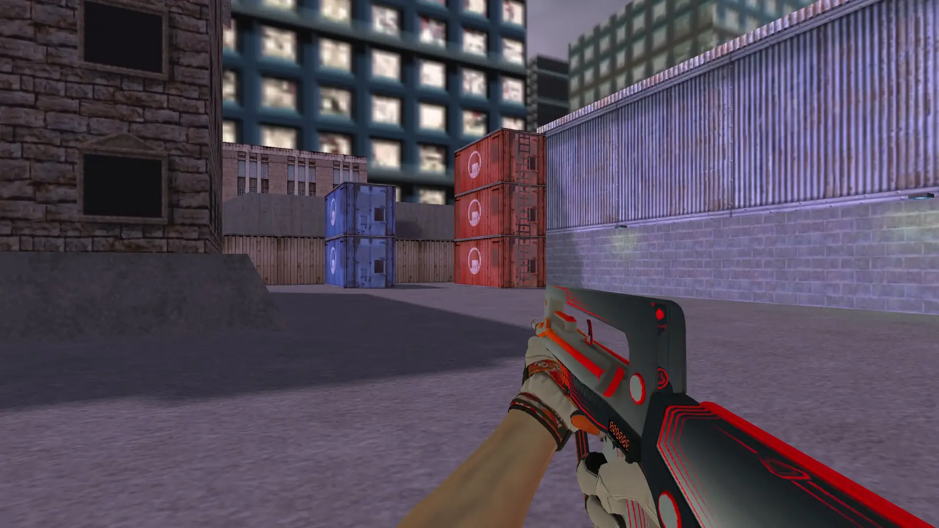 FAMAS — Moto Gloves POW! Pack — cs_assault (first person)